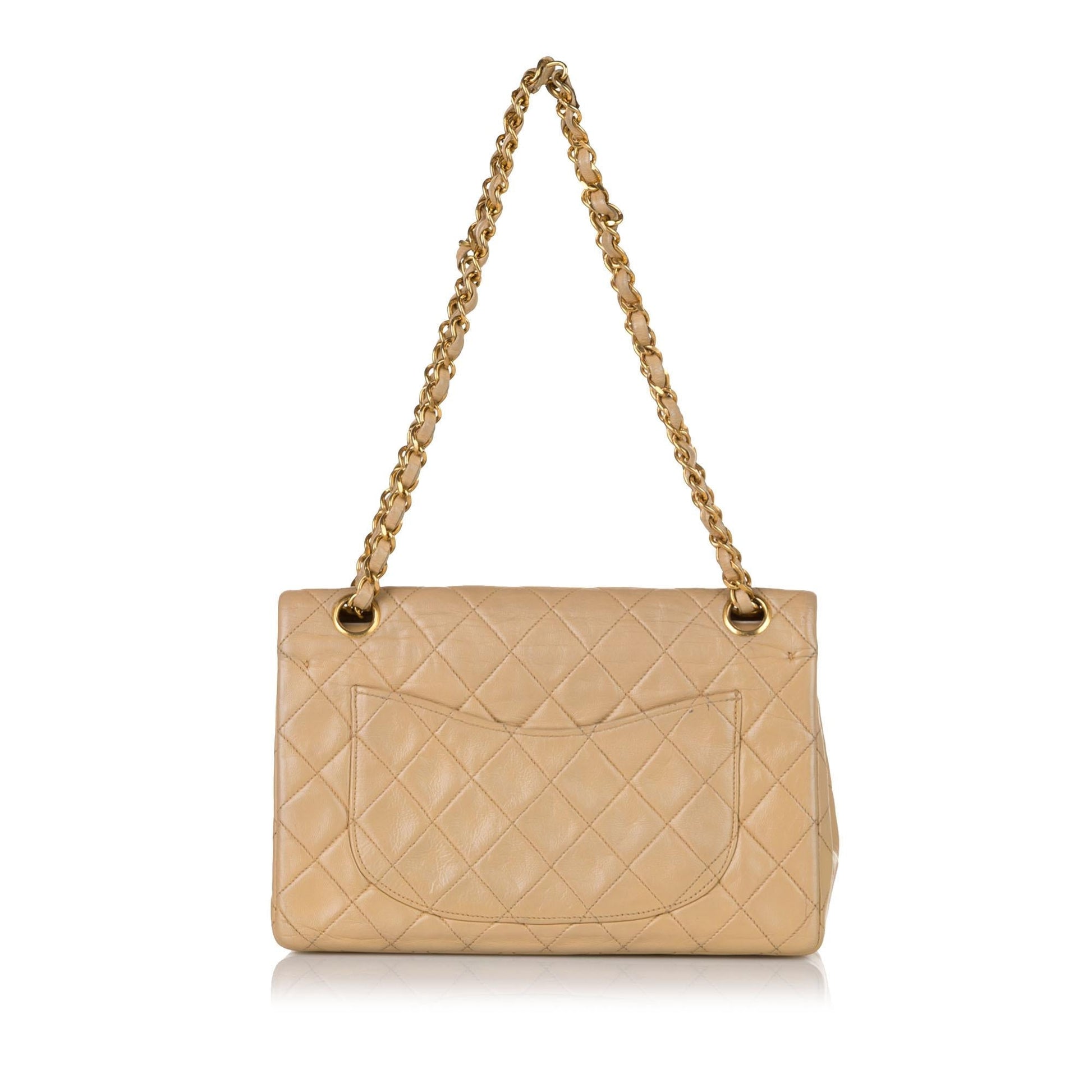 Chanel Classic Lambskin Double Flap SHG Small Handbag 4