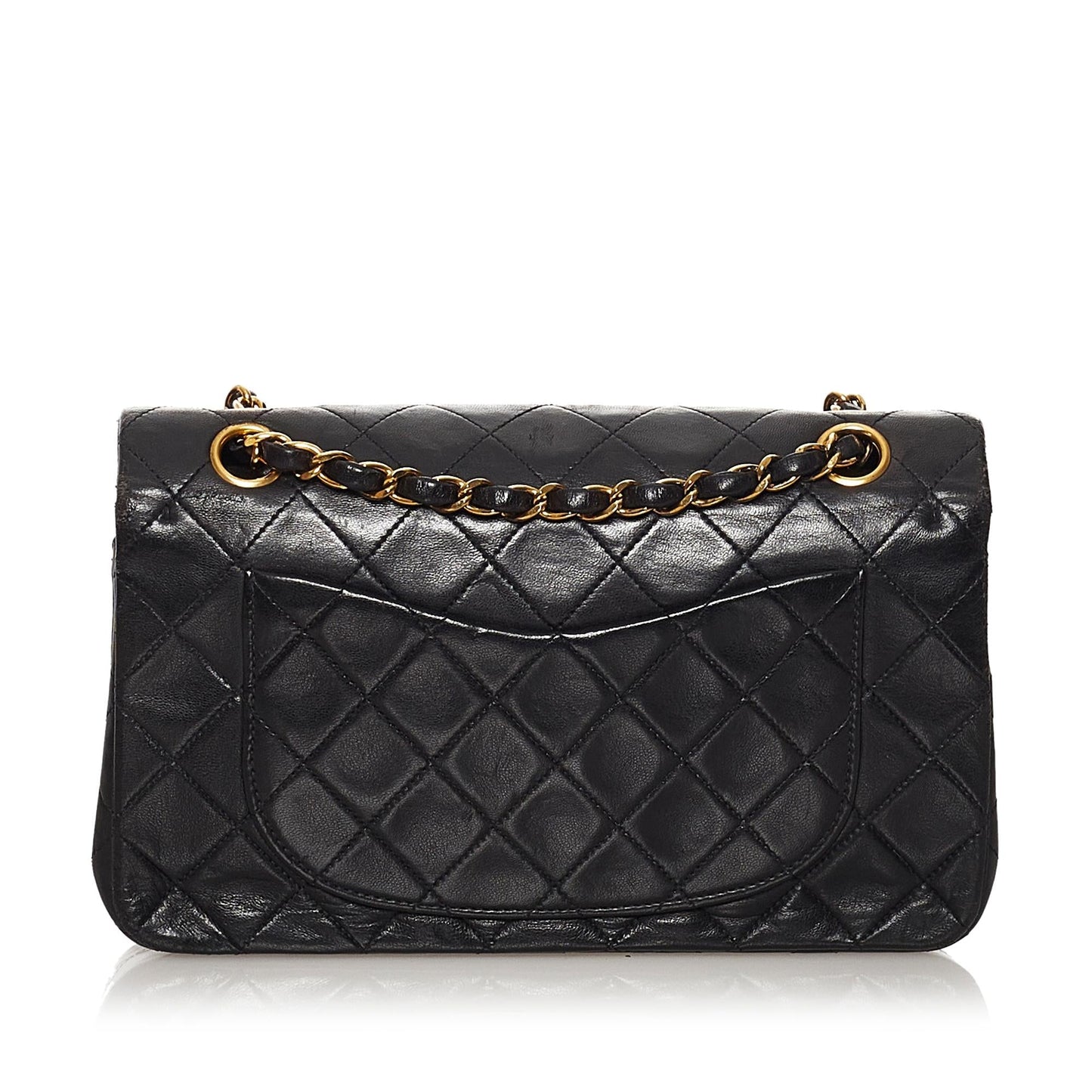 Chanel Classic Lambskin Double Flap SHG Small Handbag 5