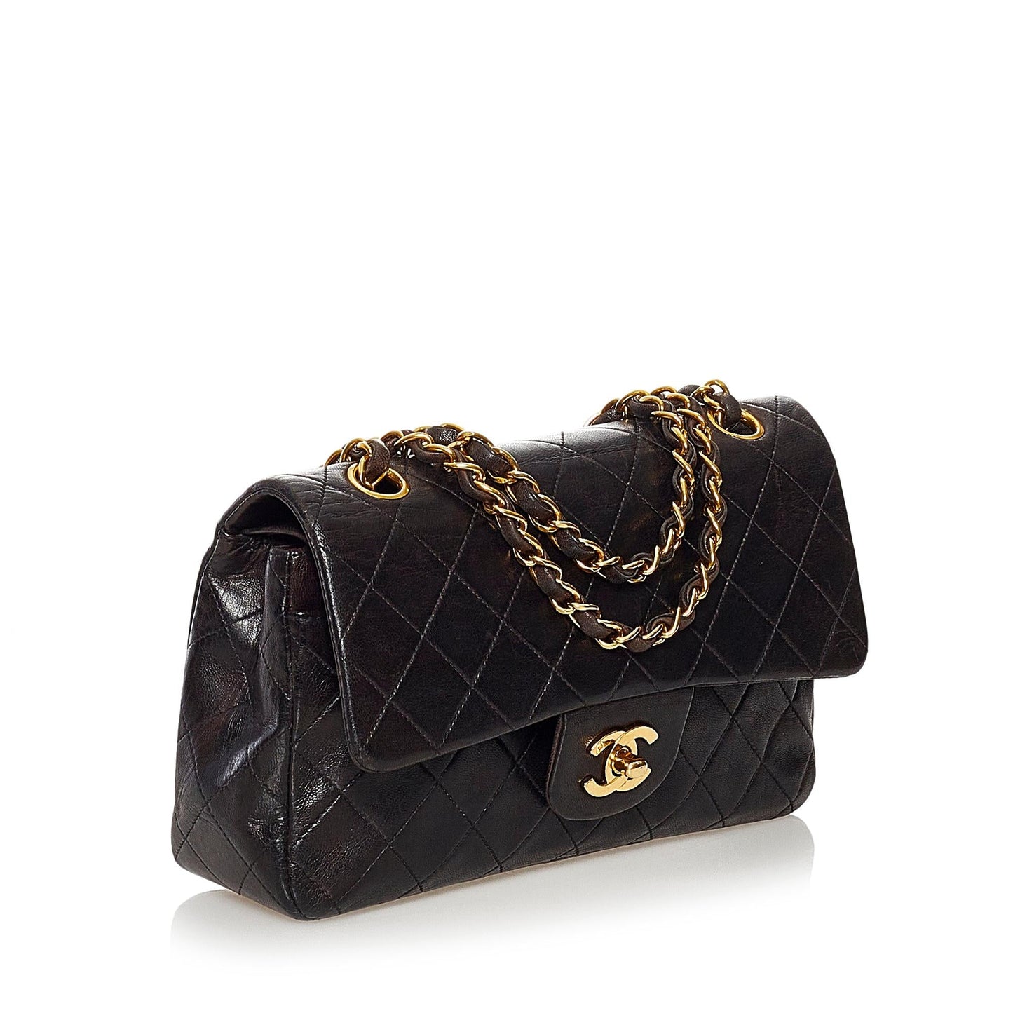 Chanel Classic Lambskin Double Flap SHG-RnAYon Small Handbag