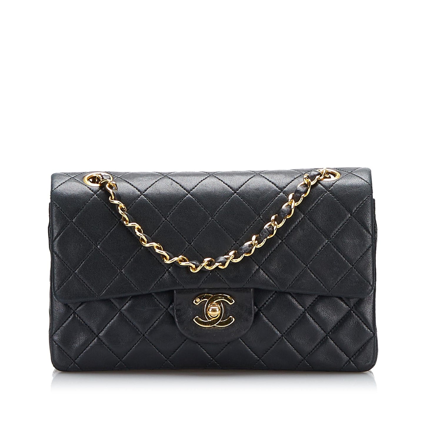 Chanel Classic Lambskin Double Flap SHG-ljuqn8 Small Handbag