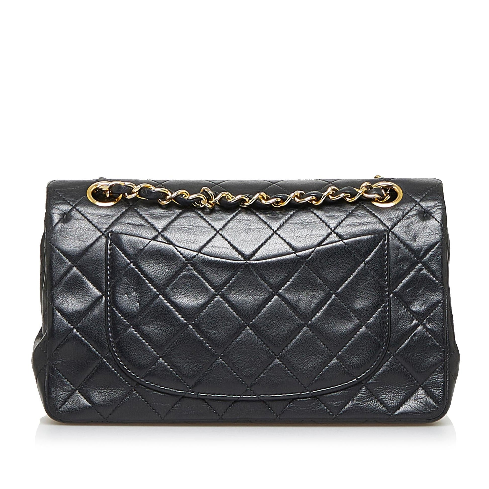 Chanel Classic Lambskin Double Flap SHG-TKATGa Small Handbag