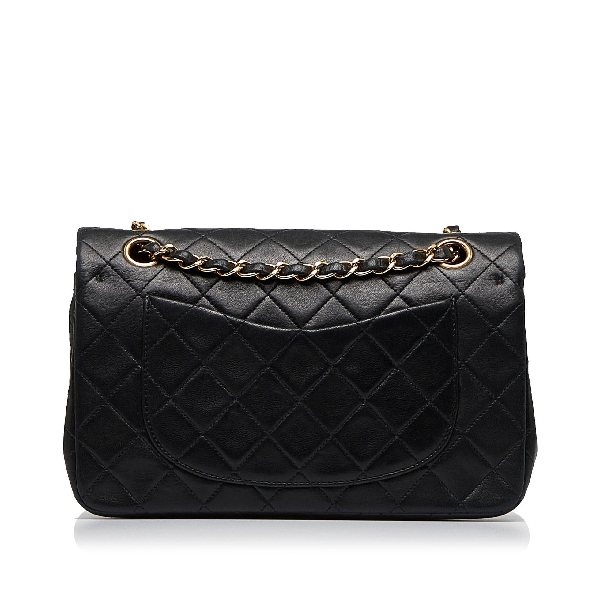 Chanel Classic Lambskin Double Flap SHG-dSInHK Small Handbag