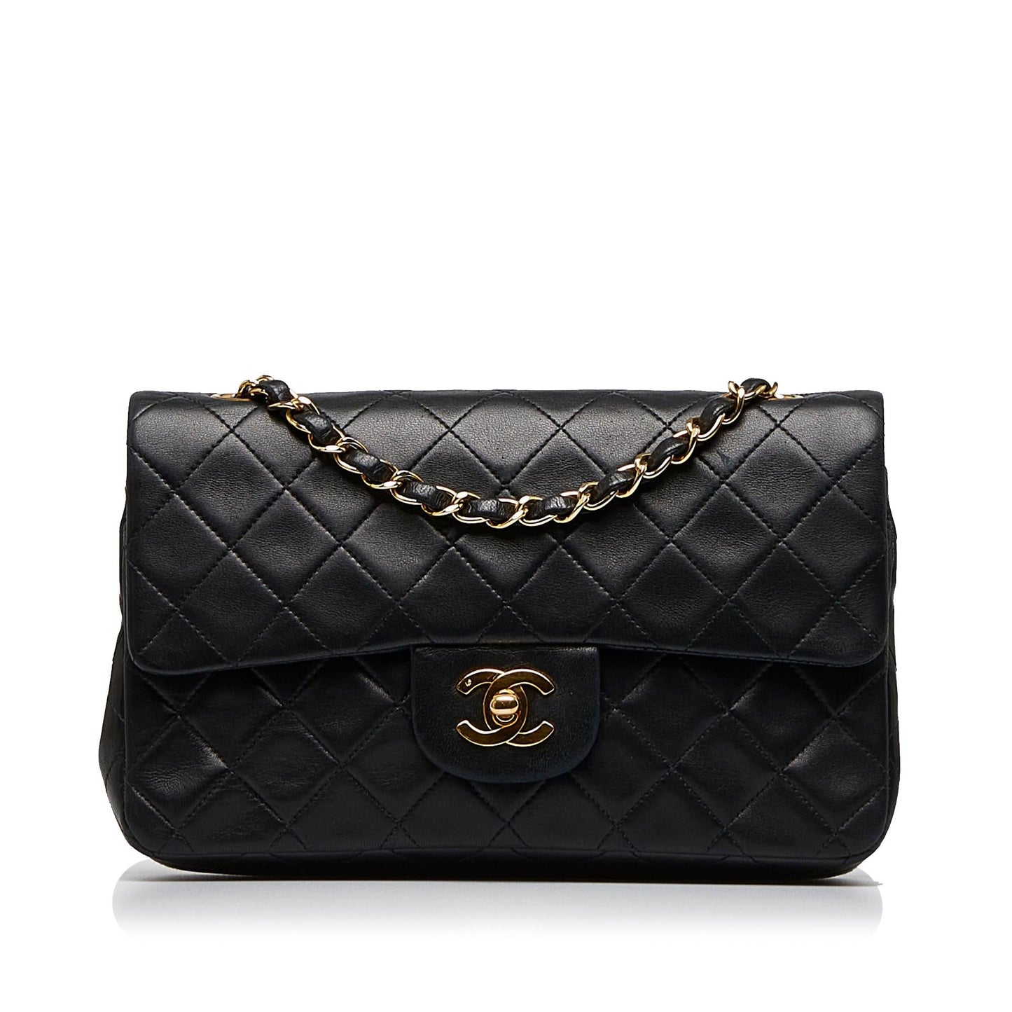 Chanel Classic Lambskin Double Flap SHG-dSInHK Small Handbag