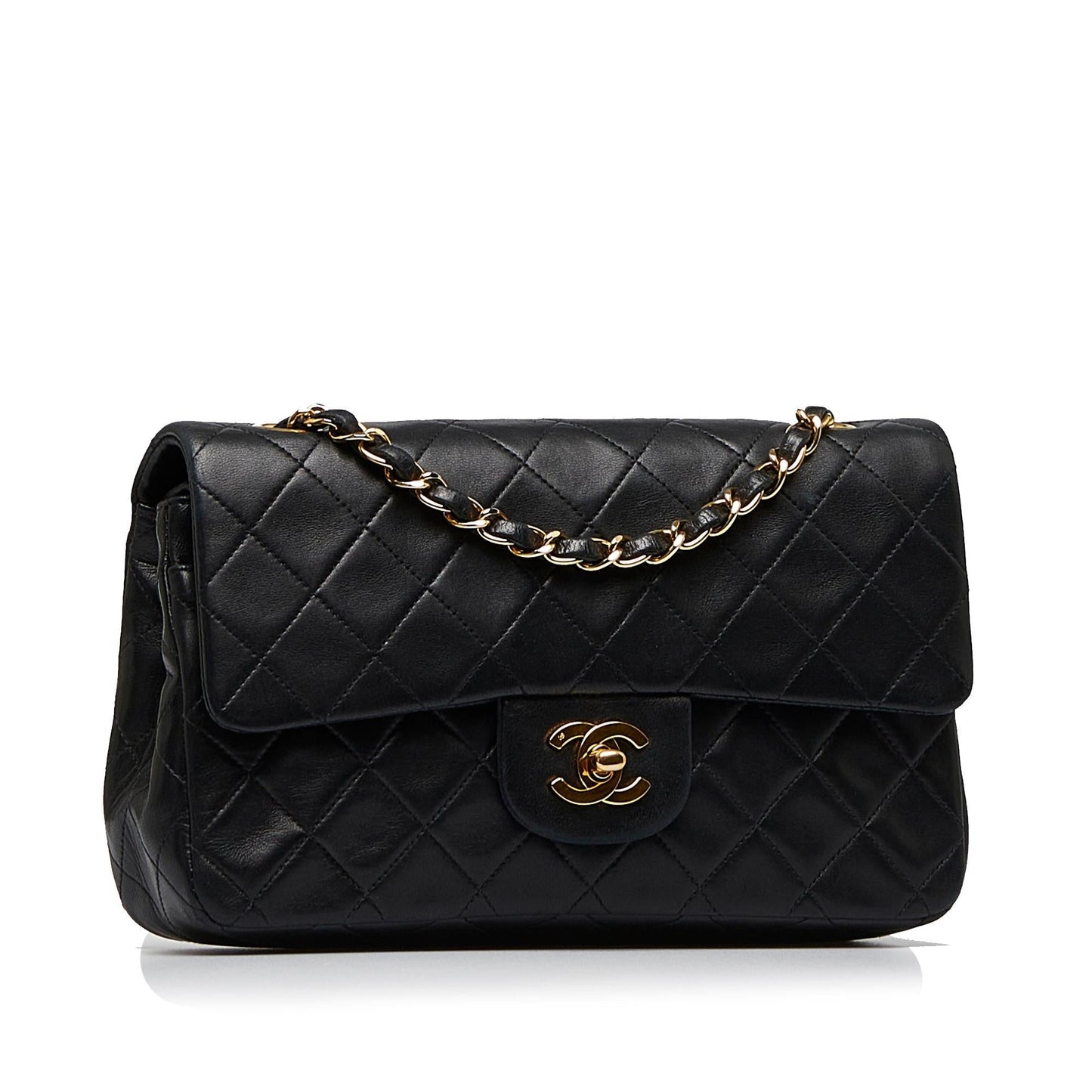 Chanel Classic Lambskin Double Flap SHG-dSInHK Small Handbag