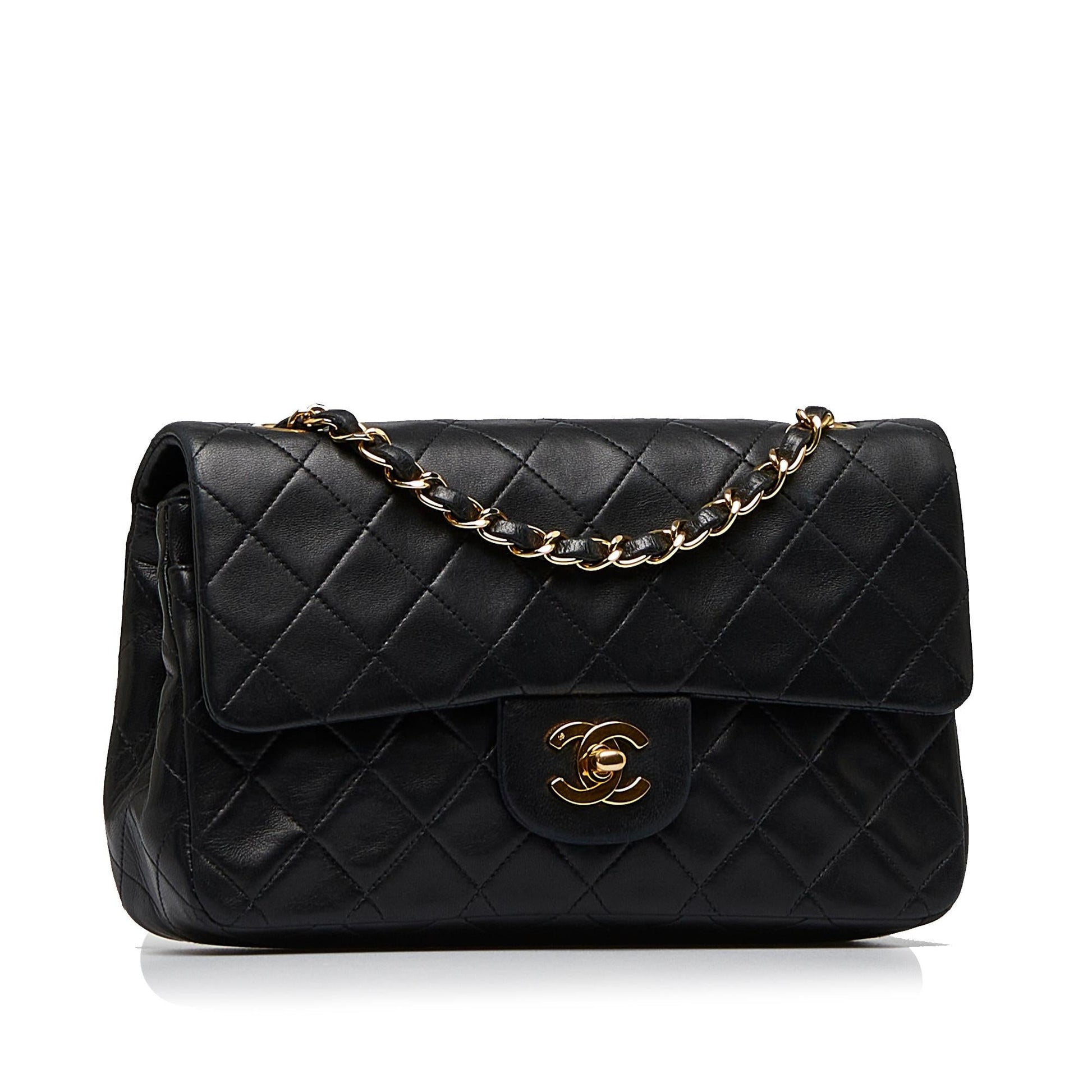 Chanel Classic Lambskin Double Flap SHG-dSInHK Small Handbag