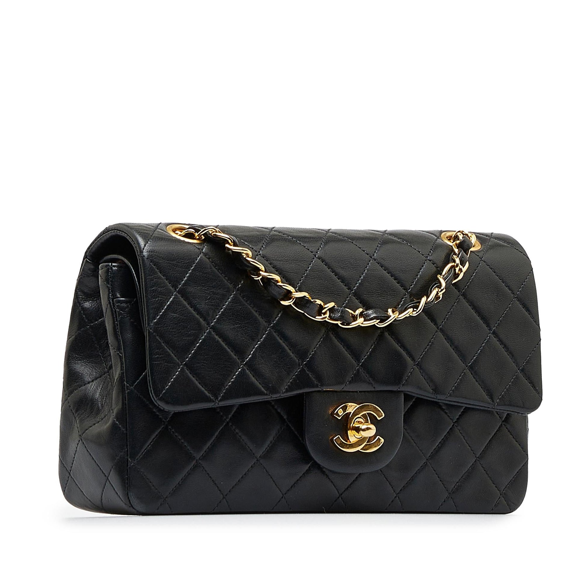 Chanel Classic Lambskin Double Flap SHG-VK8E3E Small Handbag