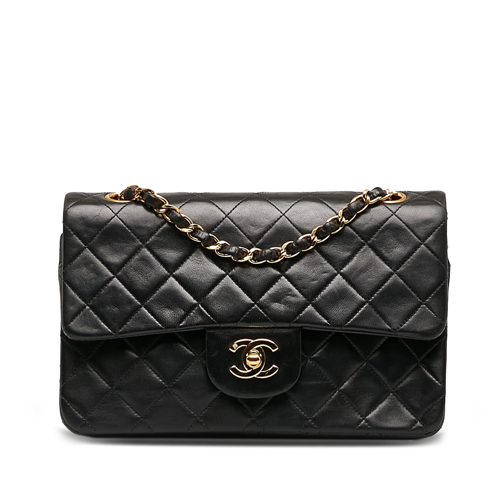 Chanel Classic Lambskin Double Flap SHG-3zeDj0 Small Handbag