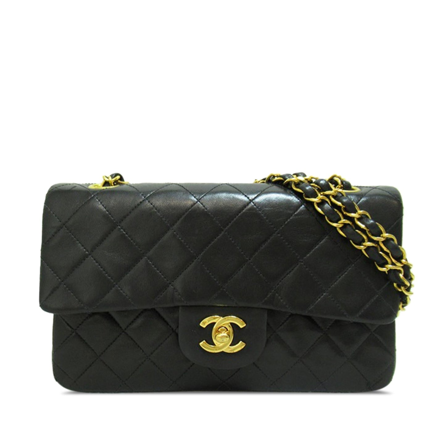 Chanel Classic Lambskin Double Flap SHG-mjPAeK Small Handbag