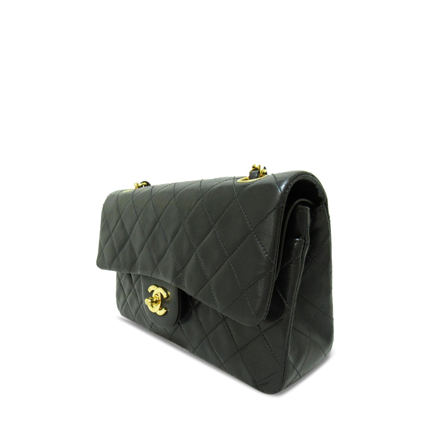 Chanel Classic Lambskin Double Flap SHG-mjPAeK Small Handbag