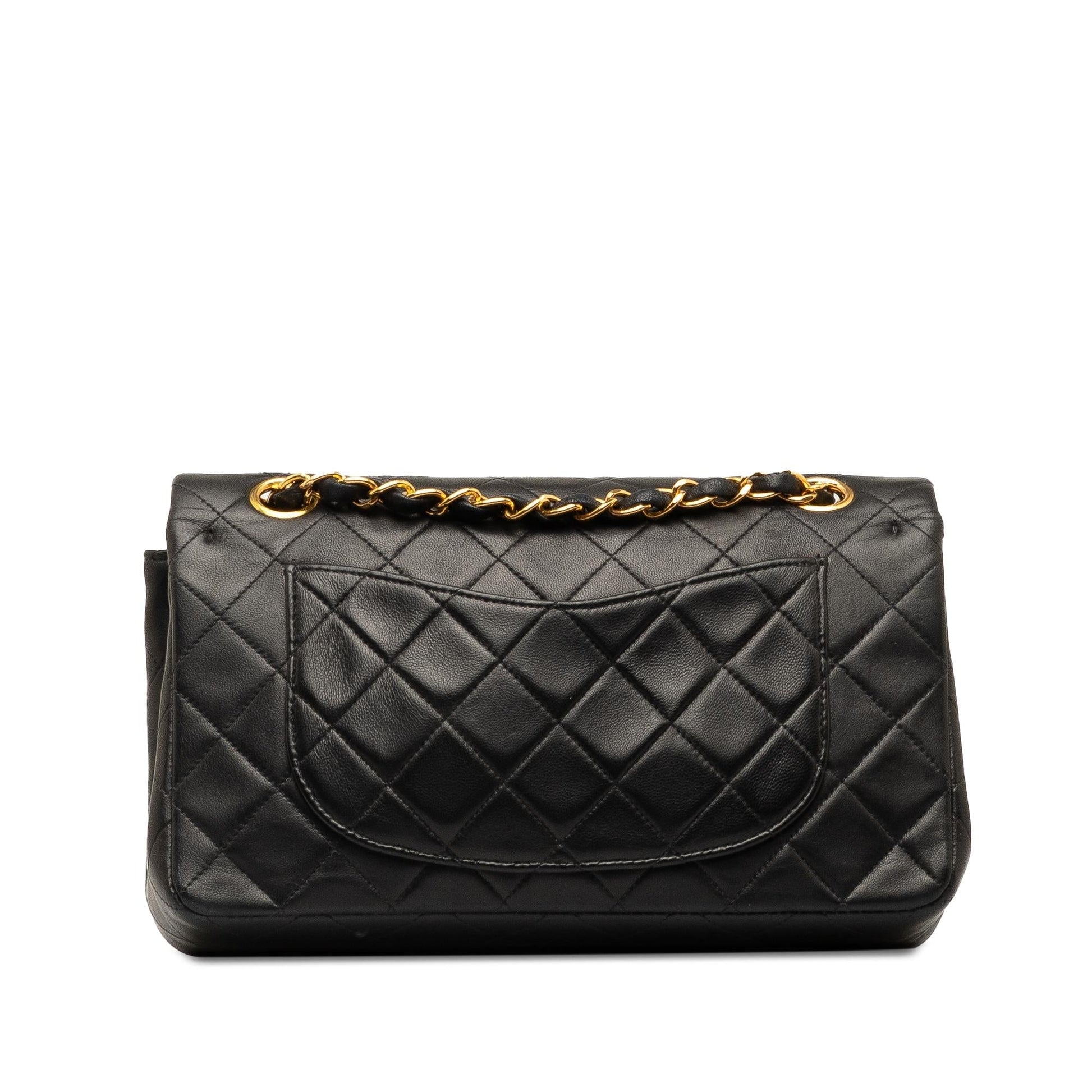 Chanel Small Classic Lambskin Double Flap (Shg-Asik7N) Bag