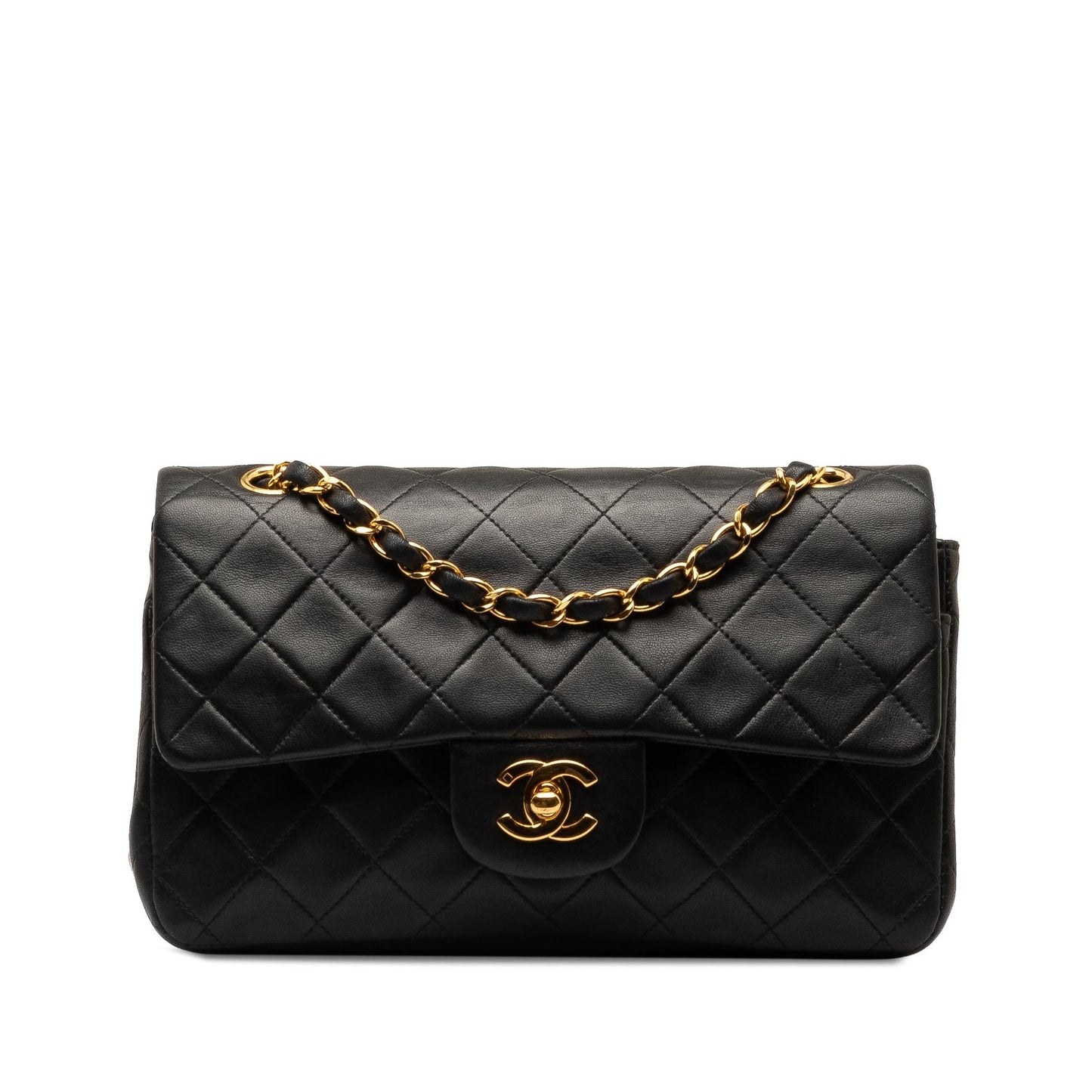 Chanel Classic Lambskin Double Flap SHG-asIK7n Small Handbag