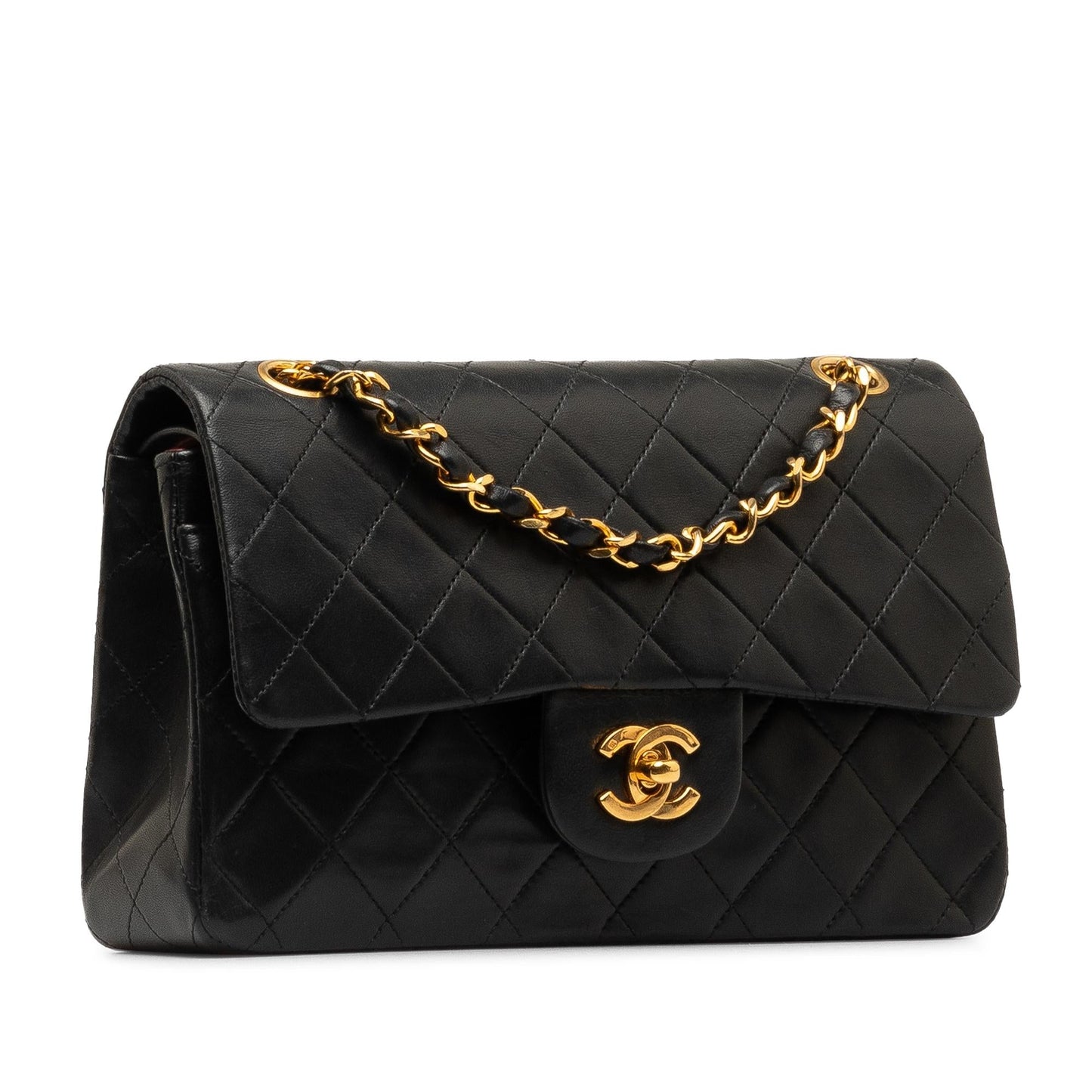 Chanel Small Classic Lambskin Double Flap (Shg-Rtxytz) Bag