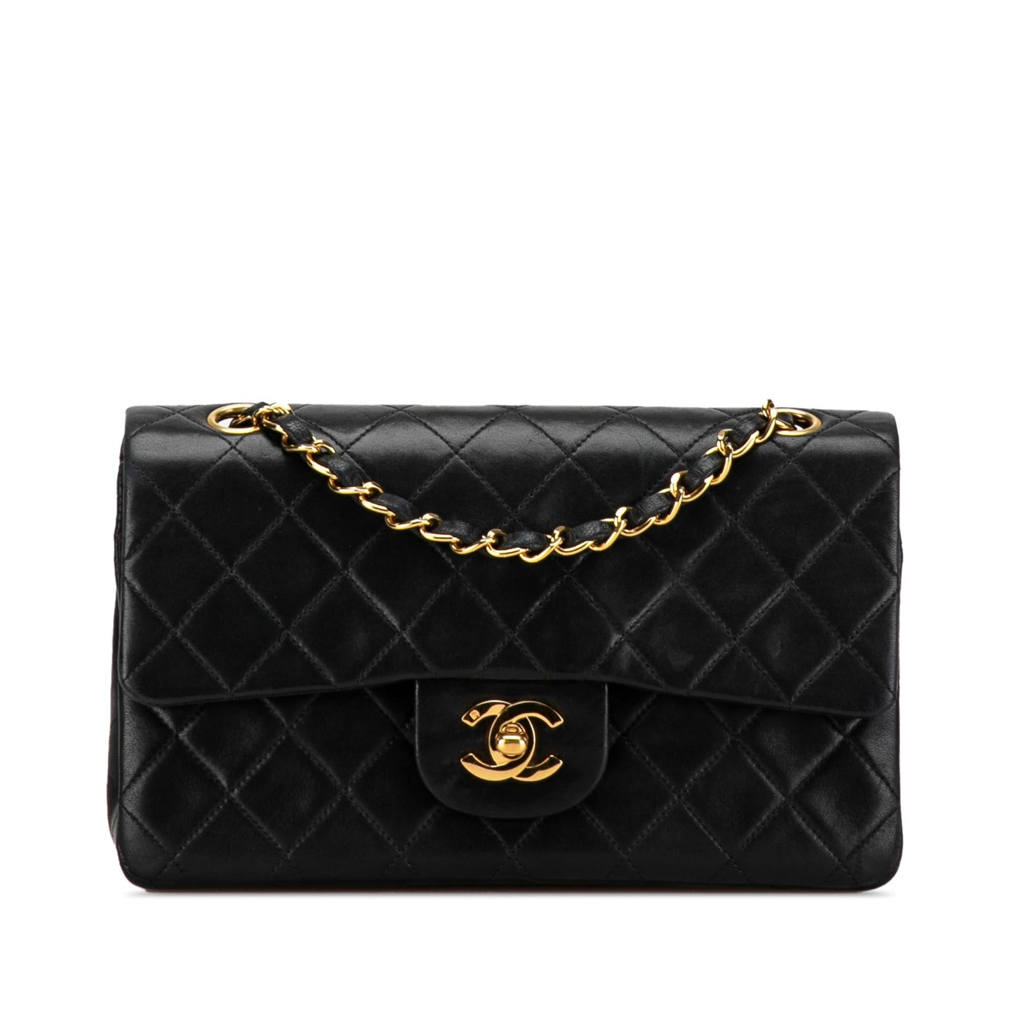 Chanel Classic Lambskin Double Flap SHG-wzVZB4 Small Handbag