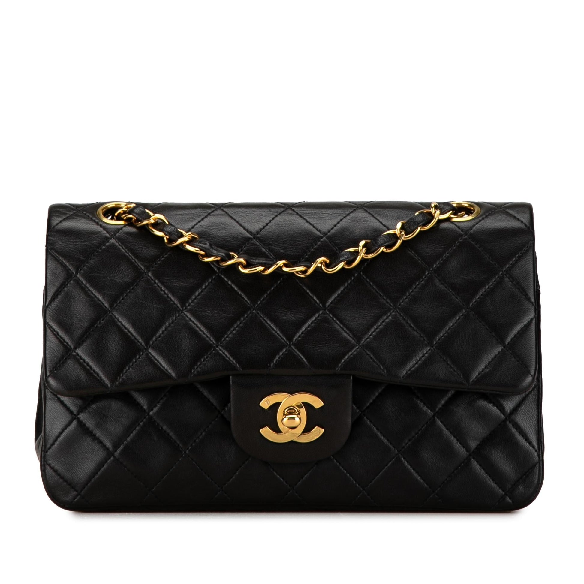 Chanel Classic Lambskin Double Flap SHG-FgW8Qu Small Handbag