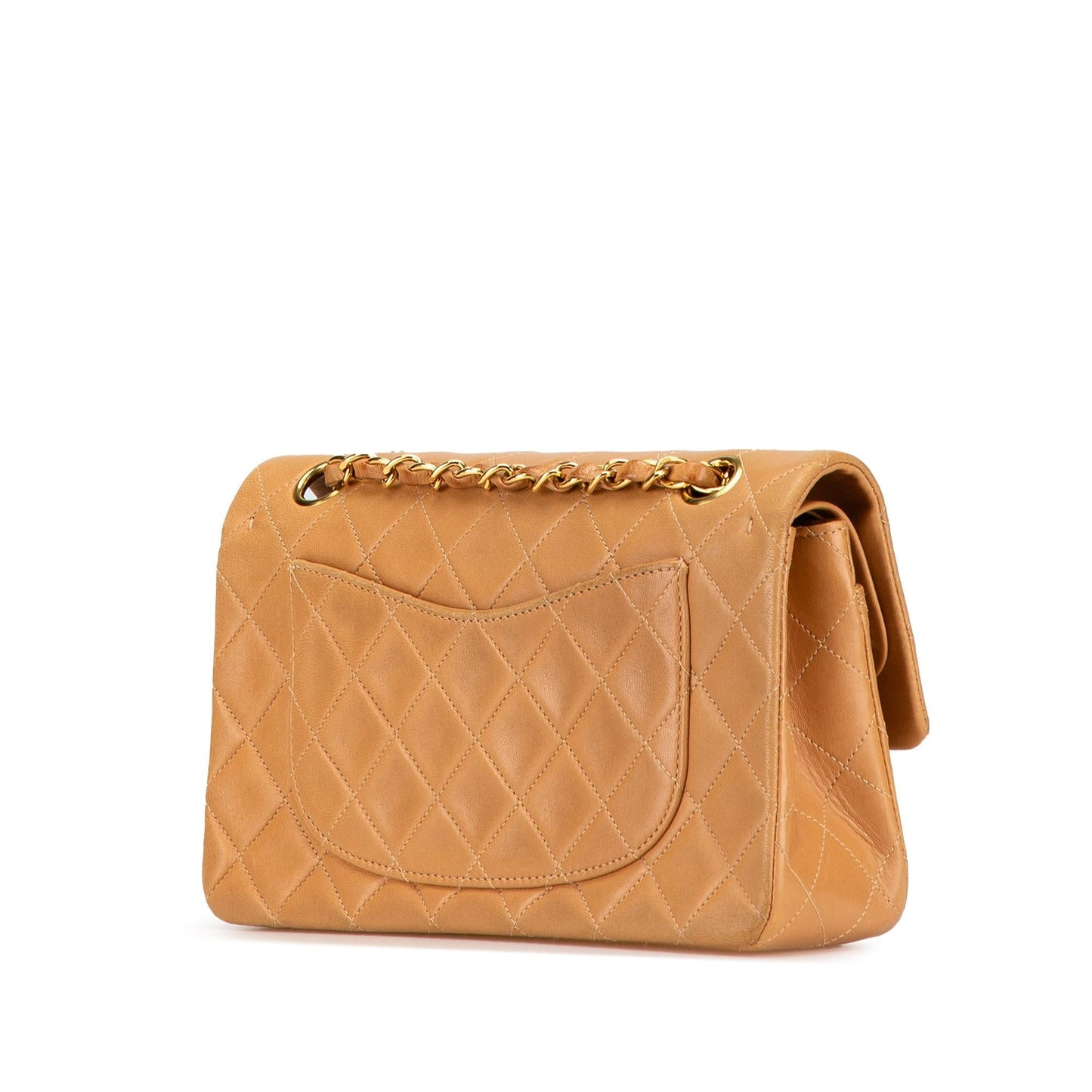 Chanel Small Classic Lambskin Double Flap Handbag