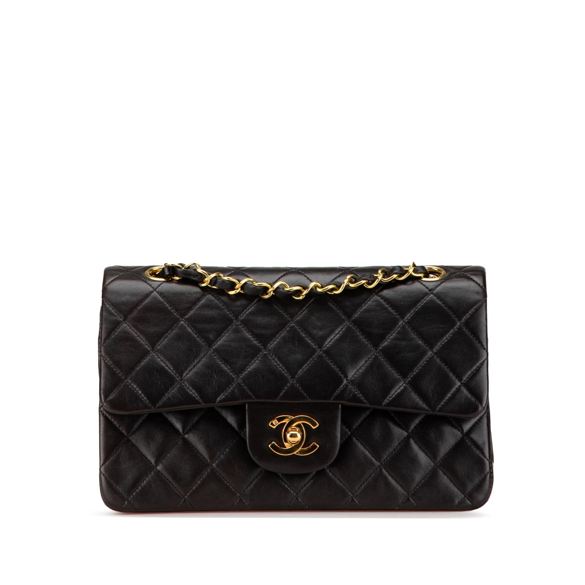 Chanel Classic Lambskin Double Flap Small Handbag Shg X9Pwvz