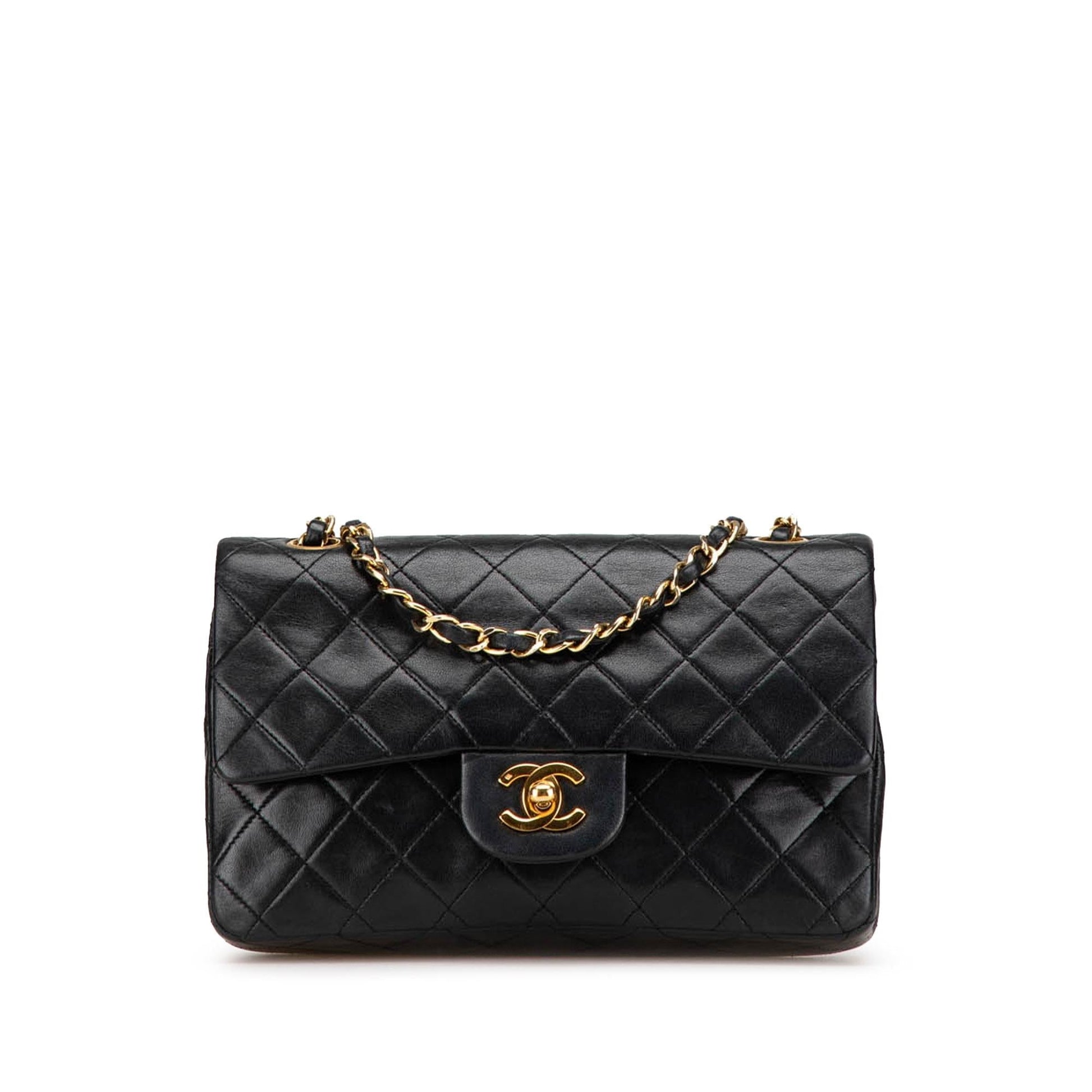 Chanel Classic Lambskin Double Flap Small Handbag Flap 1
