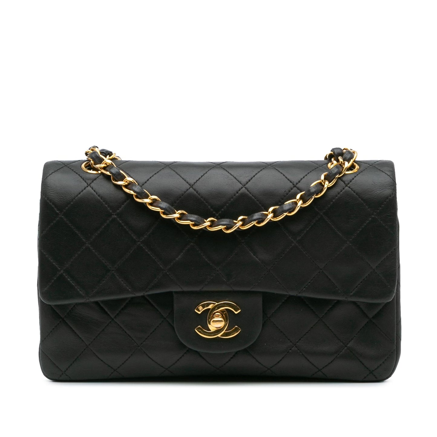 Chanel Classic Lambskin Double Flap Small Handbag Flap 3