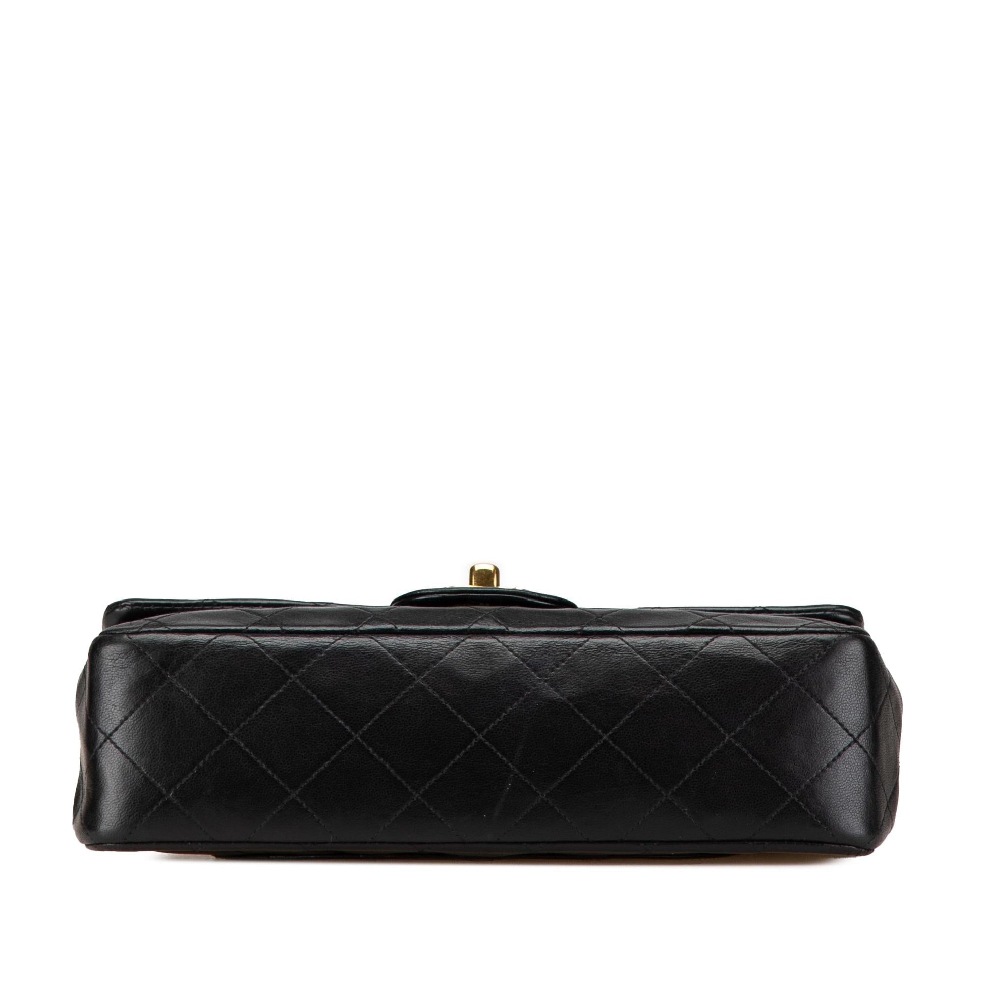 Chanel Classic Lambskin Double Flap Small Handbag Flap 4