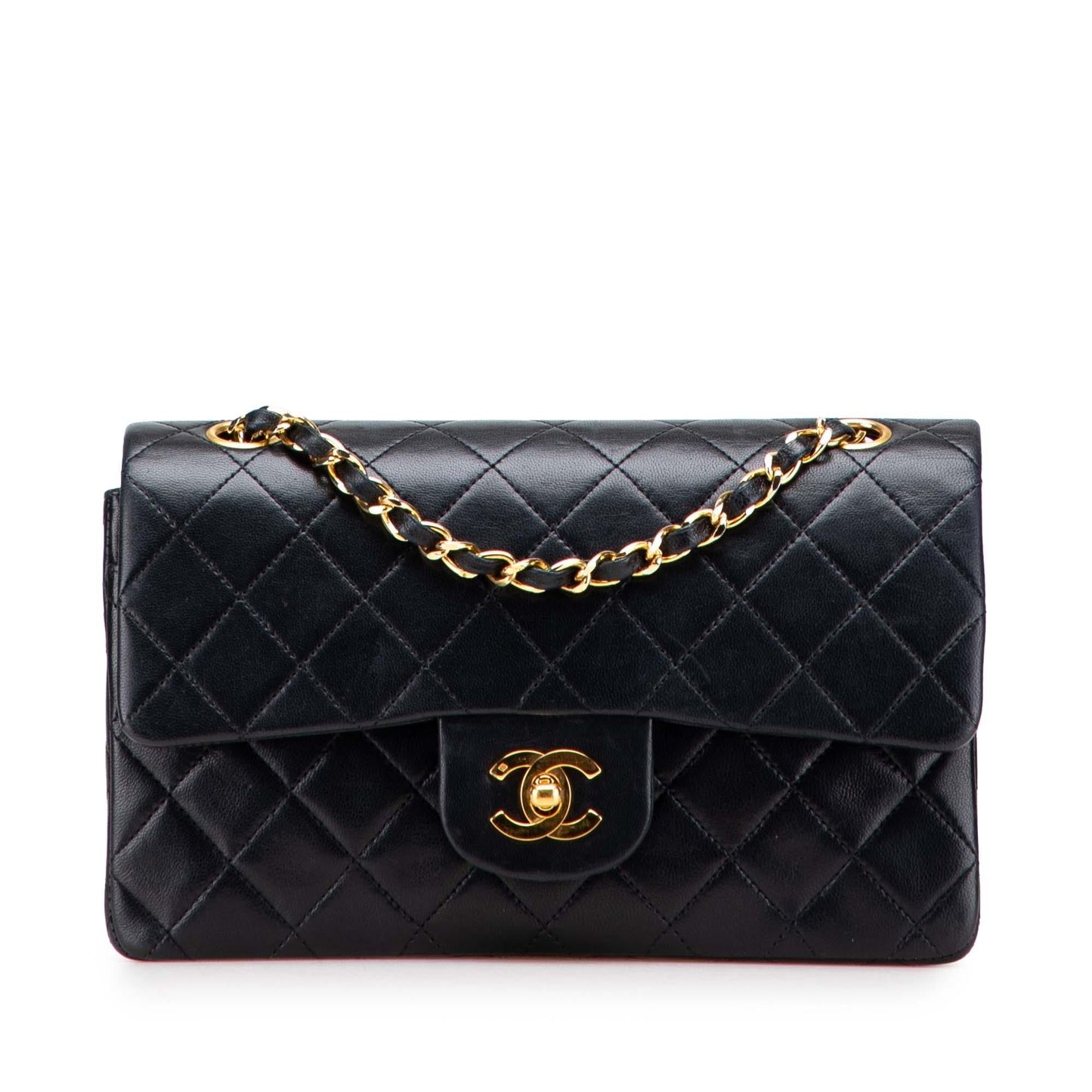 Chanel Classic Lambskin Double Flap Small Handbag Flap 5