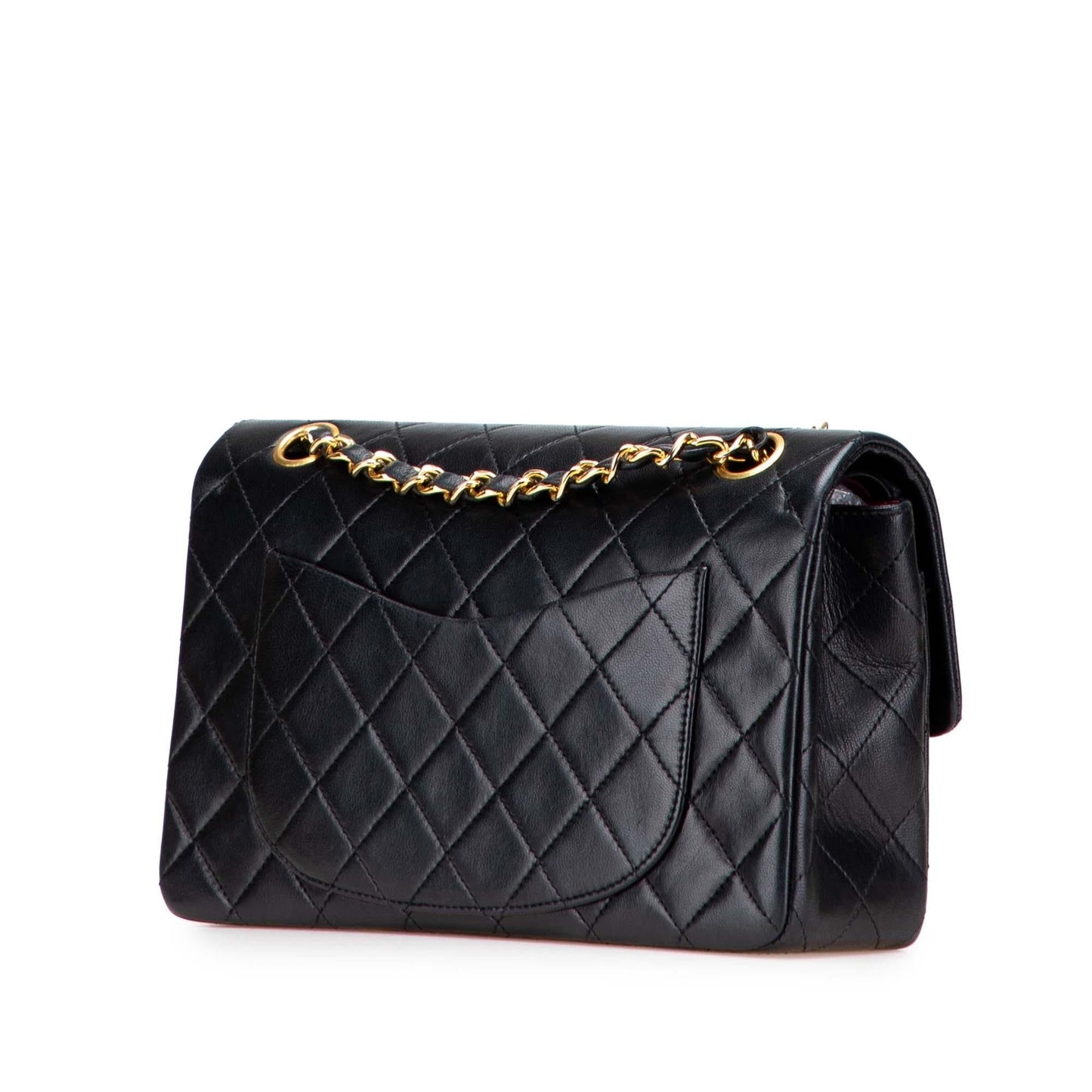 Chanel Classic Lambskin Double Flap Small Handbag Flap 5