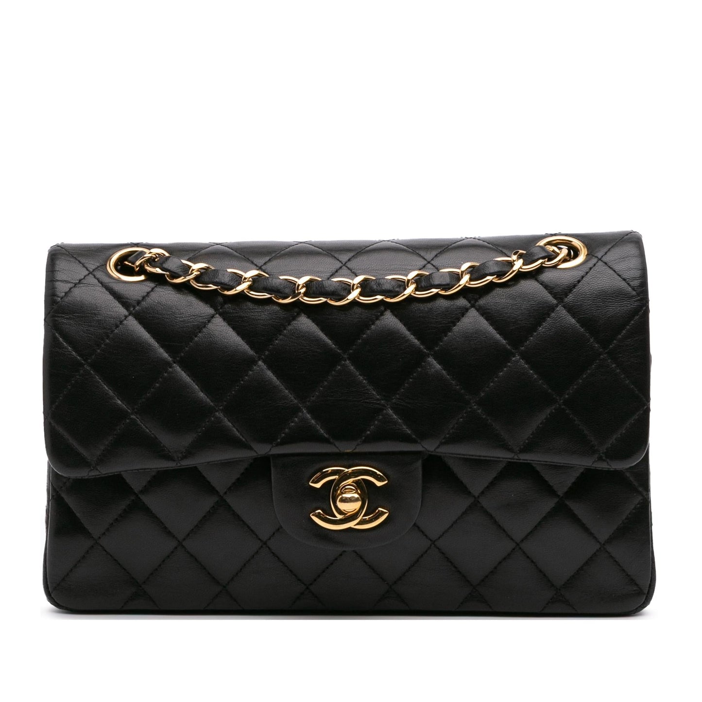 Chanel Classic Lambskin Double Flap Small Handbag Flap 6