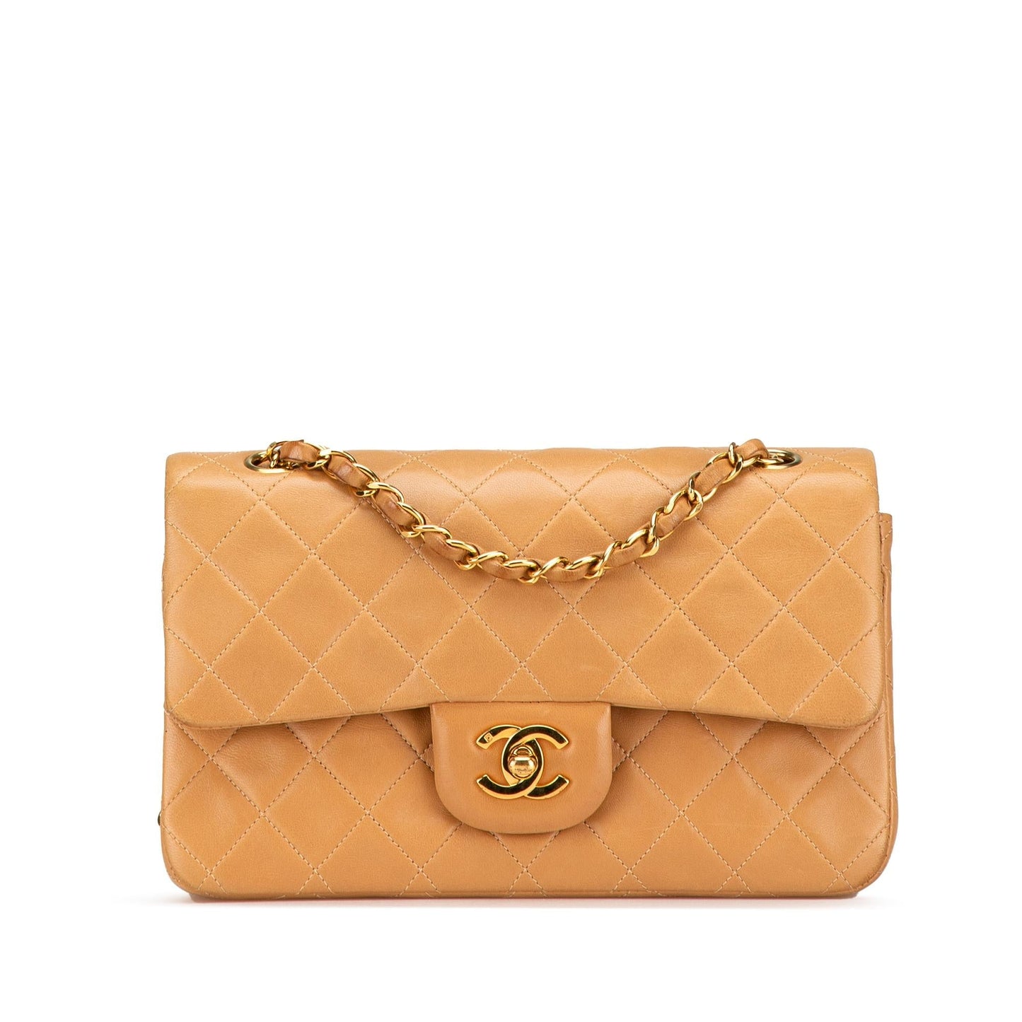 Chanel Classic Lambskin Double Flap Small Handbag Flap 7