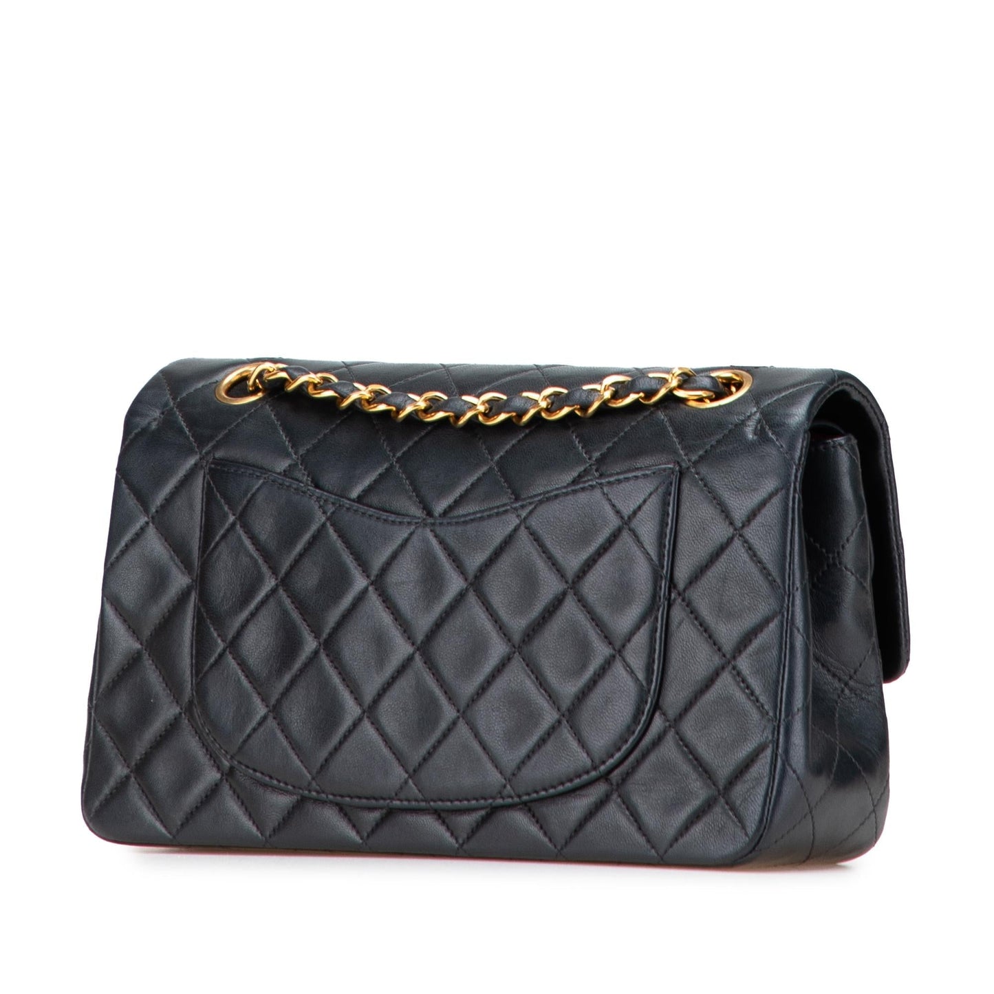 Chanel Classic Lambskin Double Flap Small Handbag Flap 8