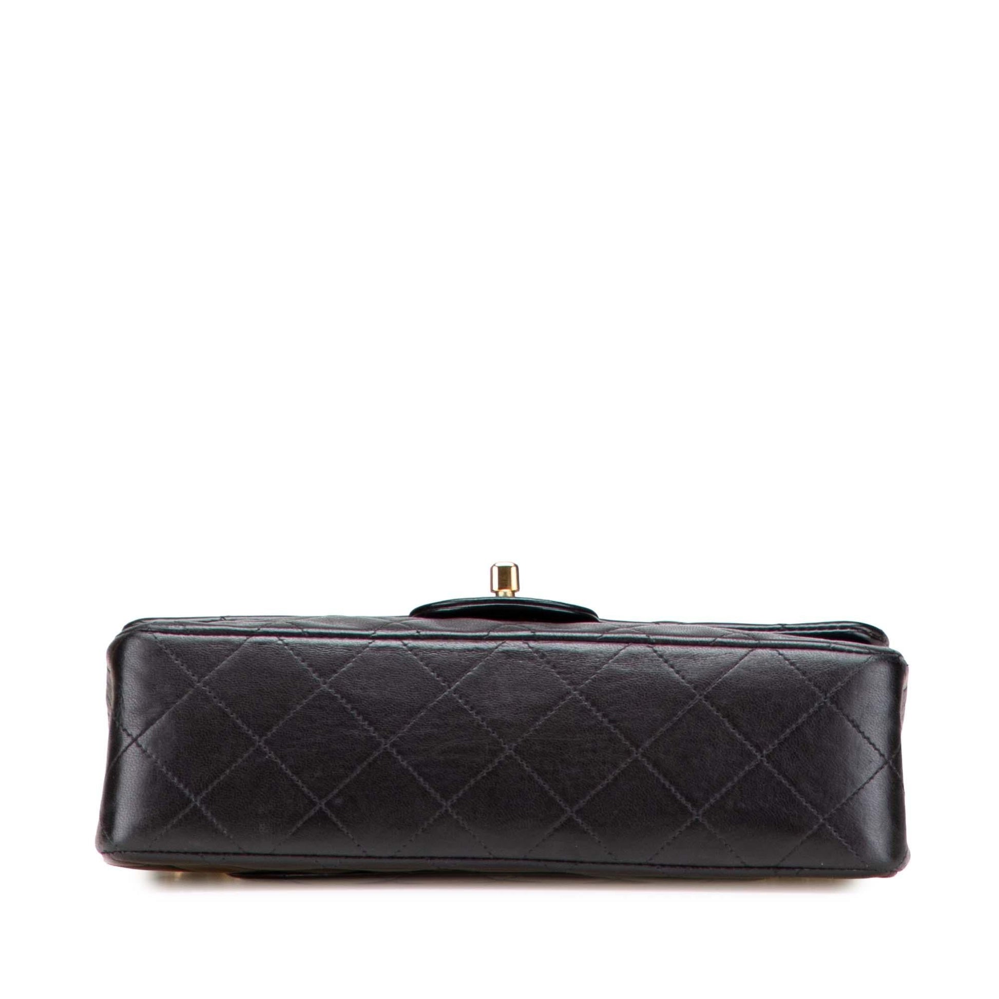 Chanel Classic Lambskin Double Flap Small Handbag Flap 9