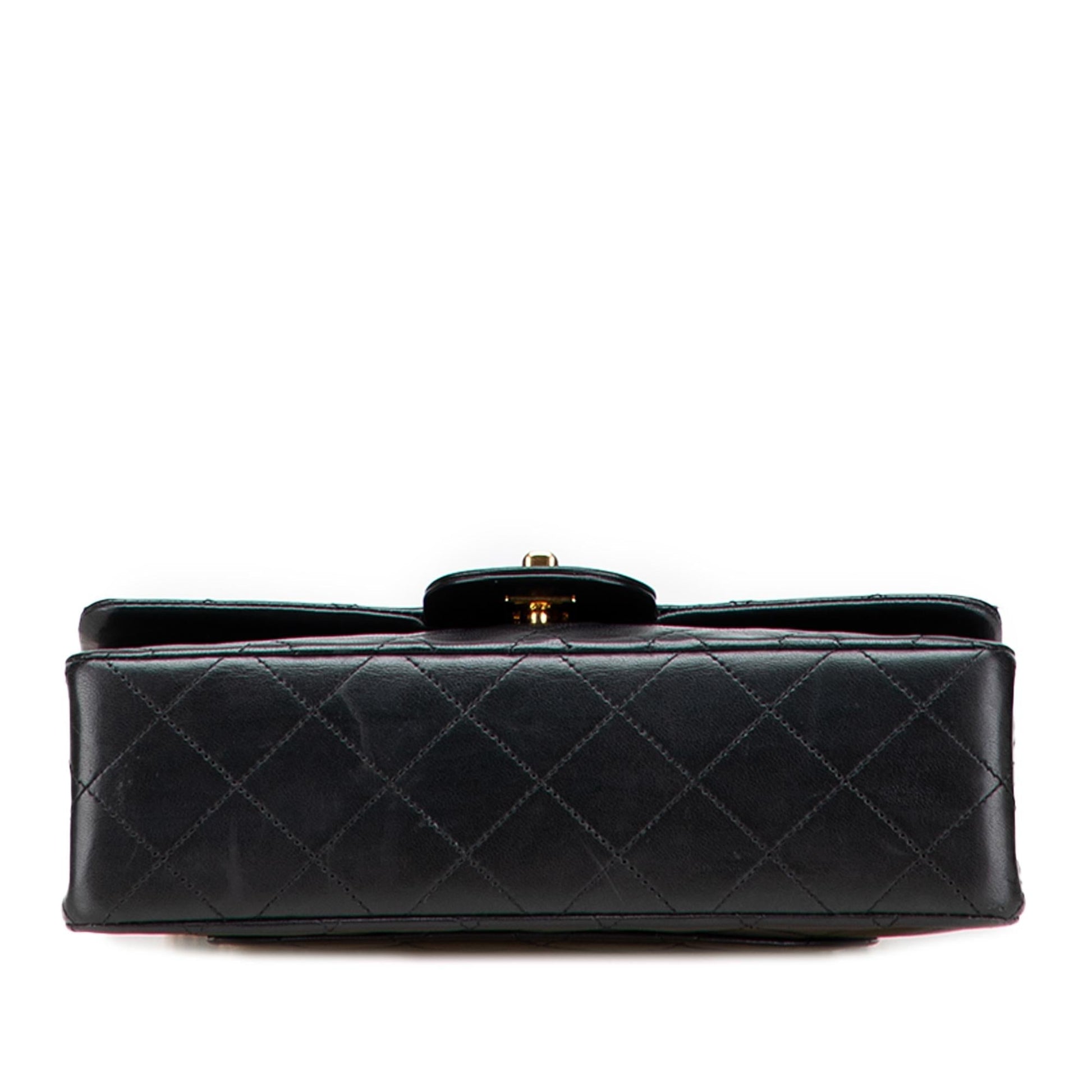 Chanel Classic Lambskin Double Flap Small Handbag Flap 10