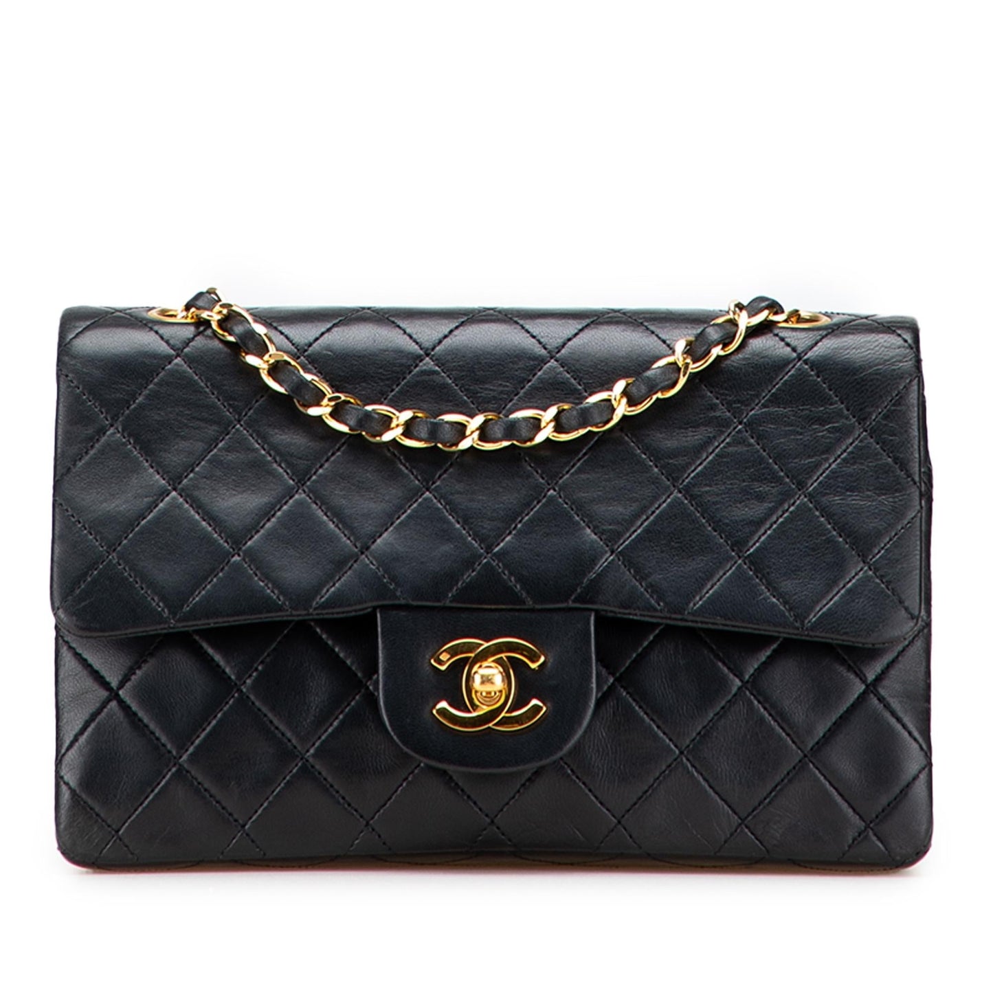Chanel Classic Lambskin Double Flap Small Handbag Flap 10