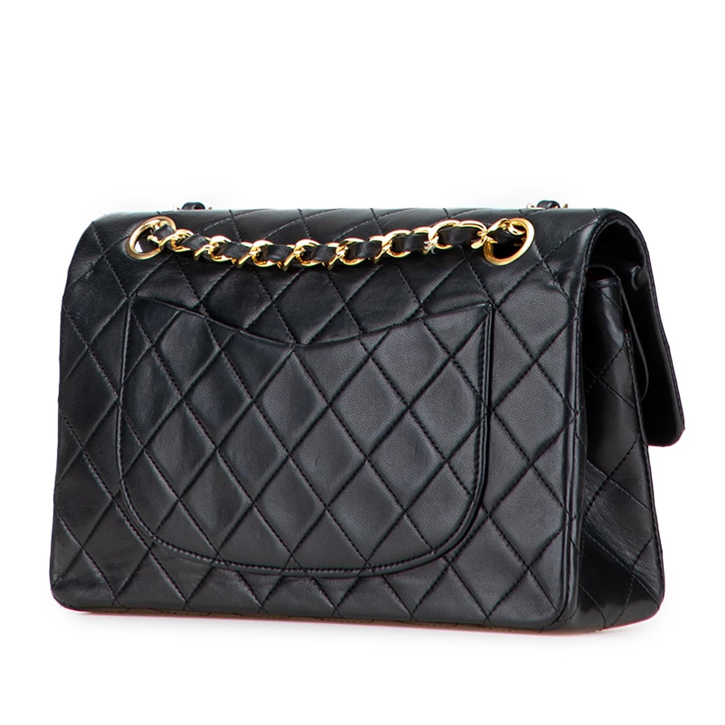 Chanel Classic Lambskin Double Flap Small Handbag Flap 10