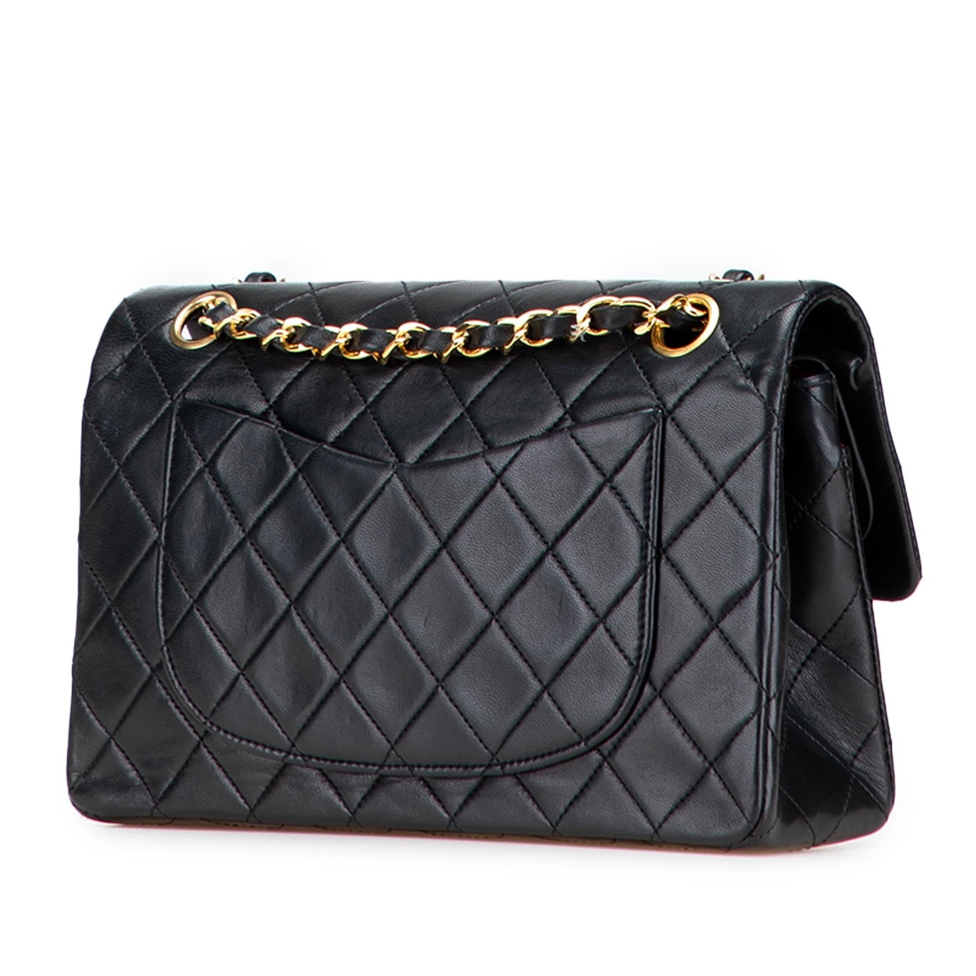 Chanel Classic Lambskin Double Flap Small Handbag Flap 10