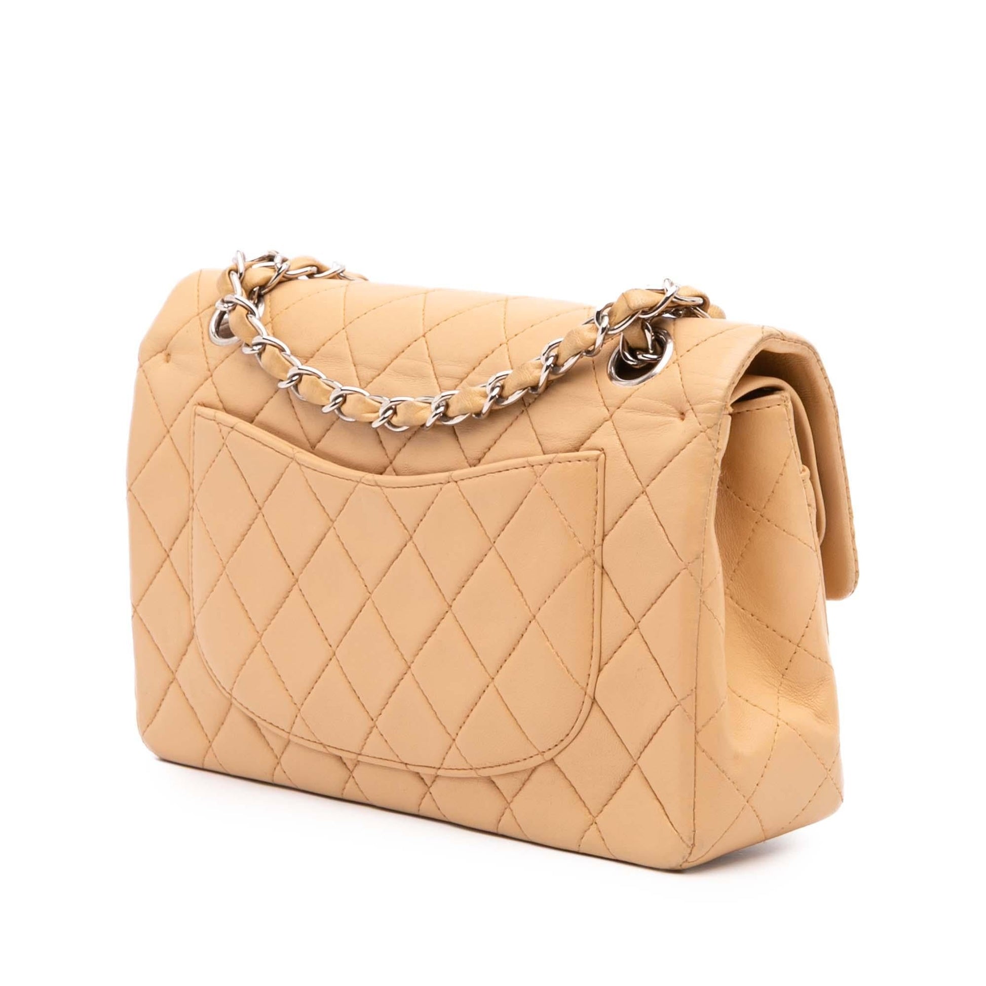 Chanel Classic Lambskin Double Flap Small Handbag Flap 13