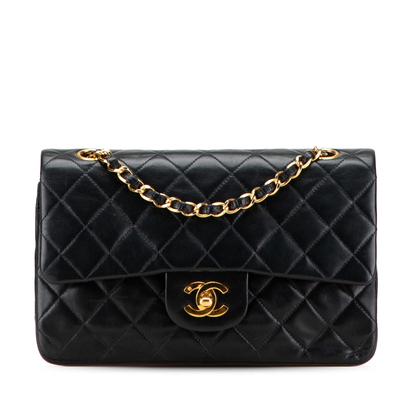 Chanel Classic Lambskin Double Flap Small Handbag Flap 14
