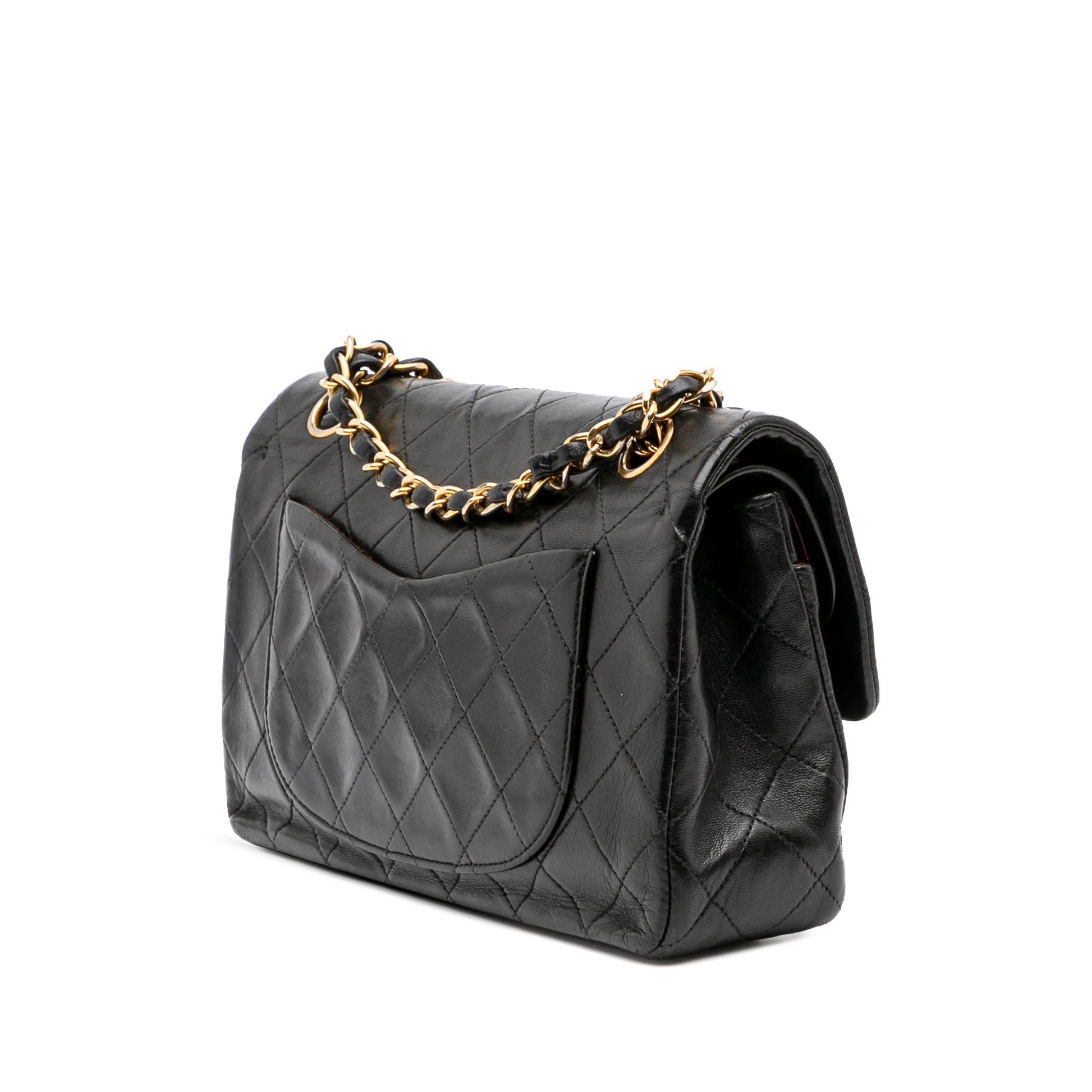 Chanel Classic Lambskin Double Flap Small Handbag Flap 15