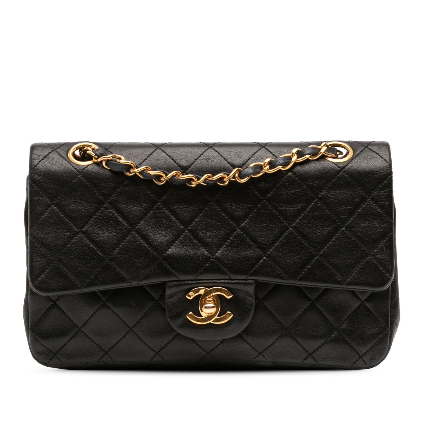 Chanel Classic Lambskin Double Flap Small Handbag Flap 16