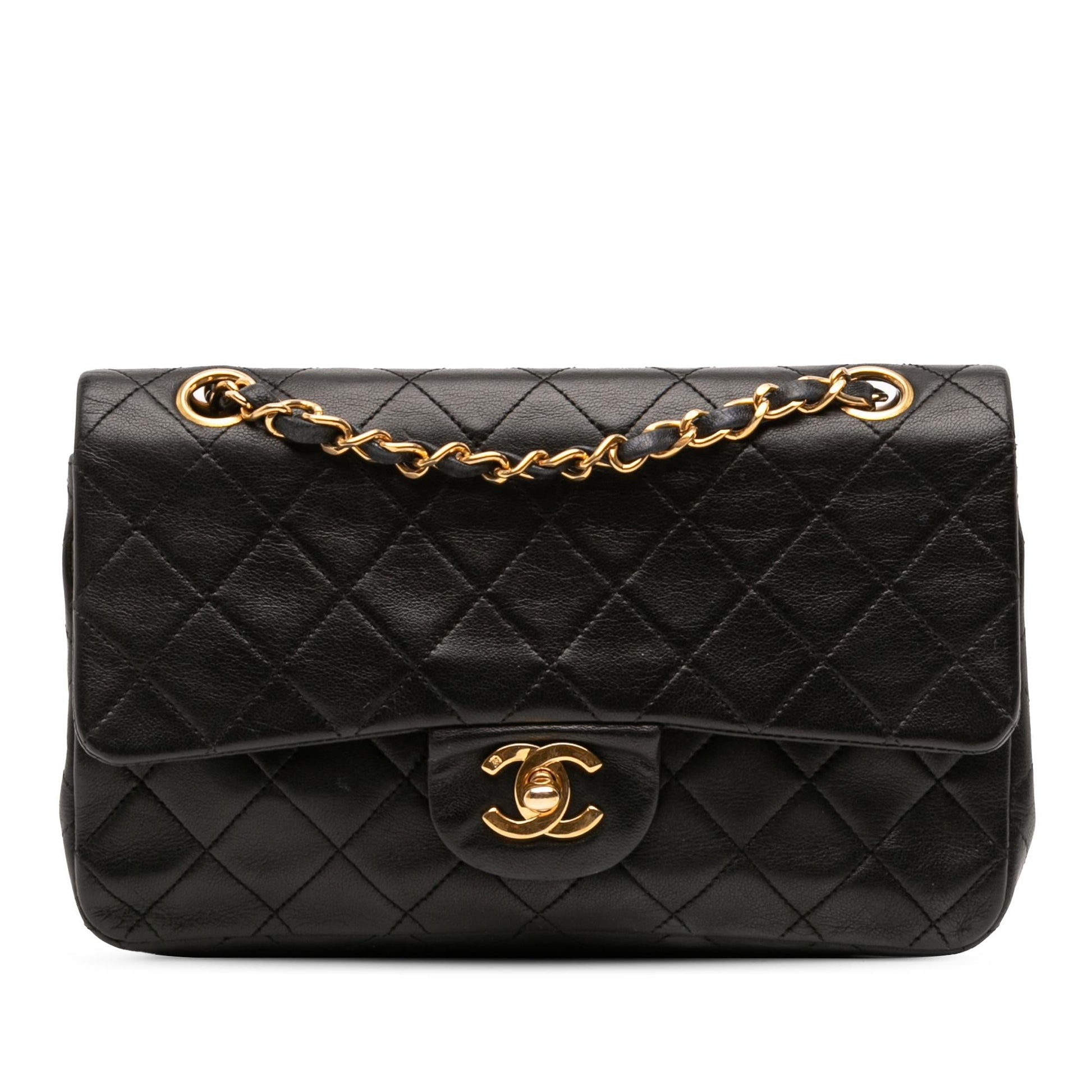 Chanel Classic Lambskin Double Flap Small Handbag Flap 16