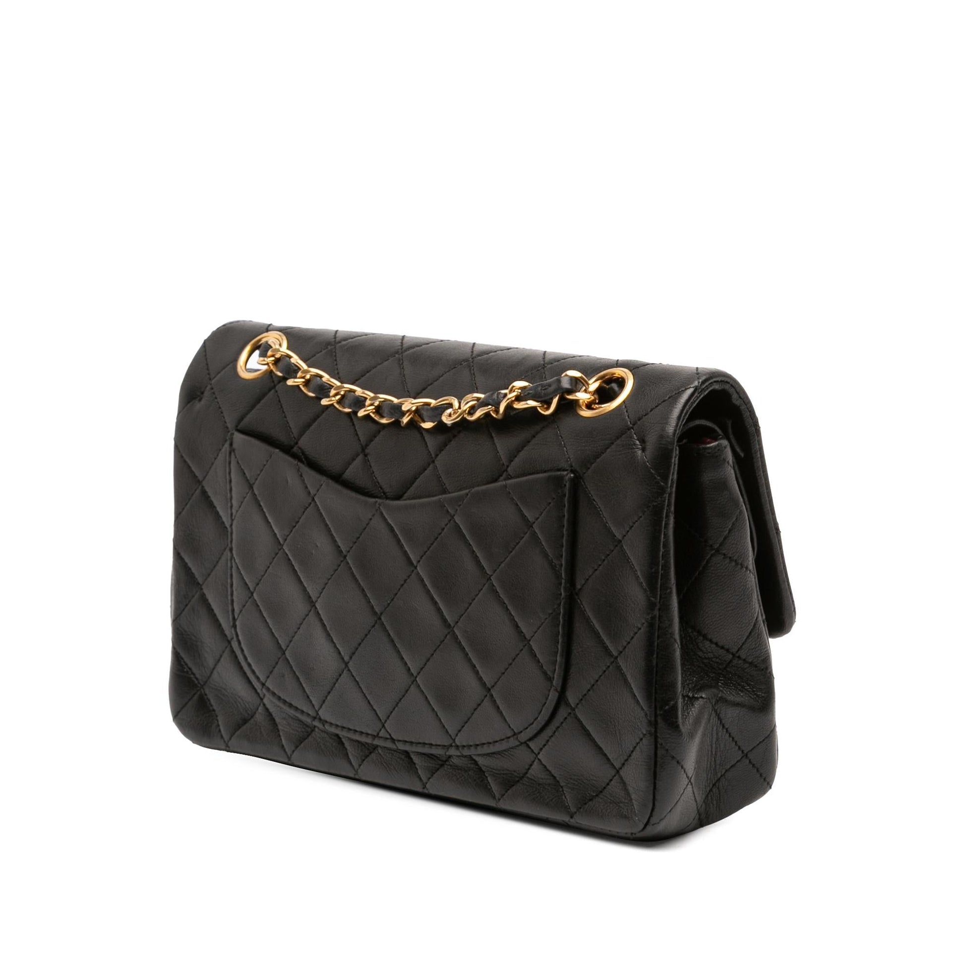 Chanel Classic Lambskin Double Flap Small Handbag Flap 16
