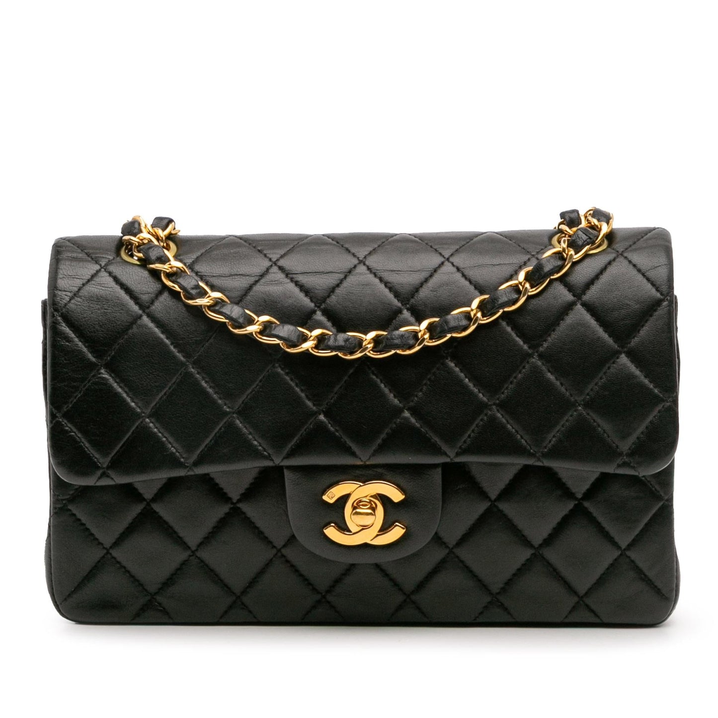 Chanel Classic Lambskin Double Flap Small Handbag Flap 17