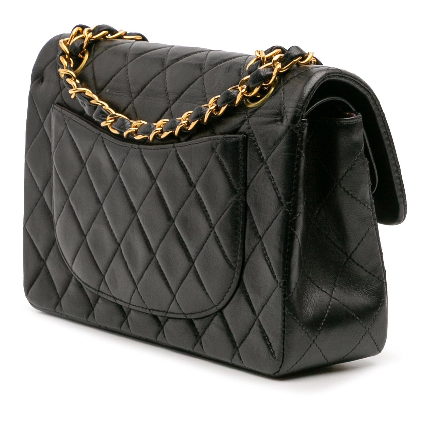 Chanel Classic Lambskin Double Flap Small Handbag Flap 17