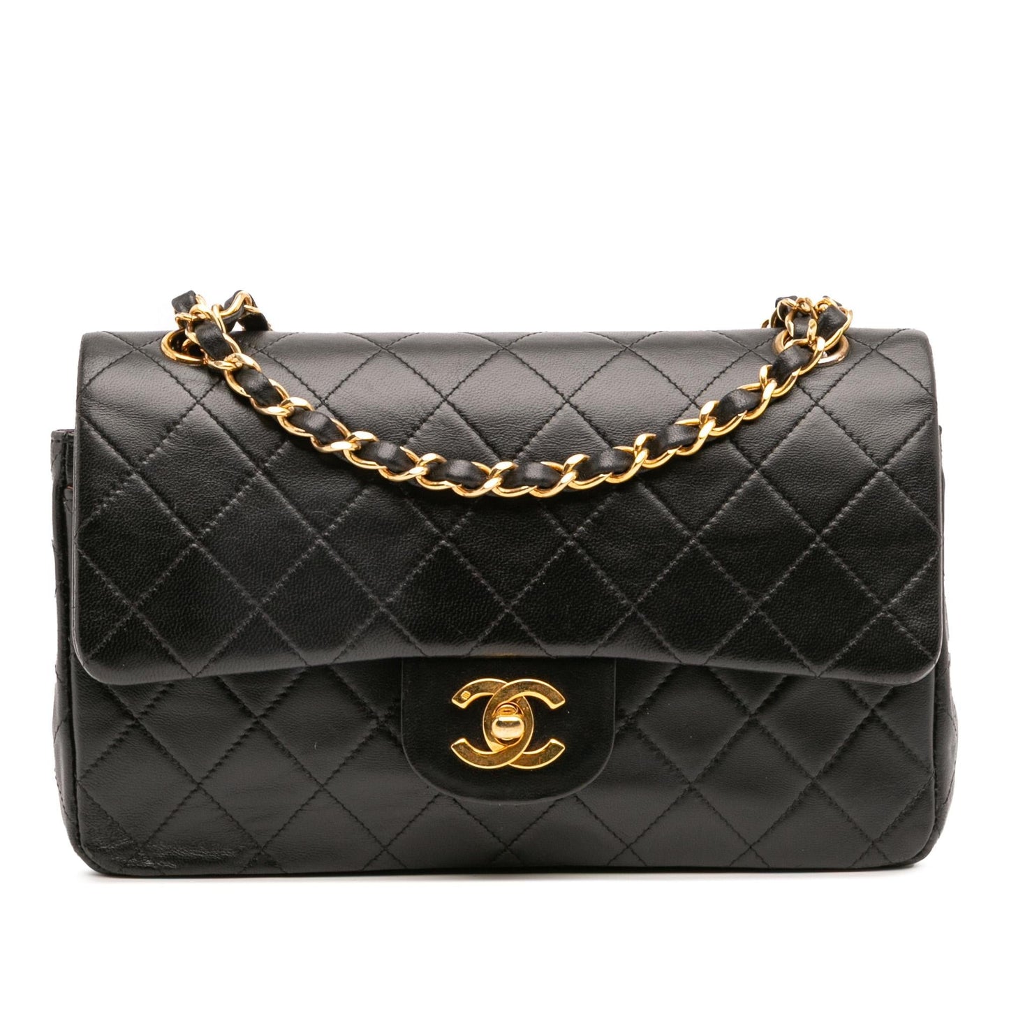 Chanel Classic Lambskin Double Flap Small Handbag Flap 18