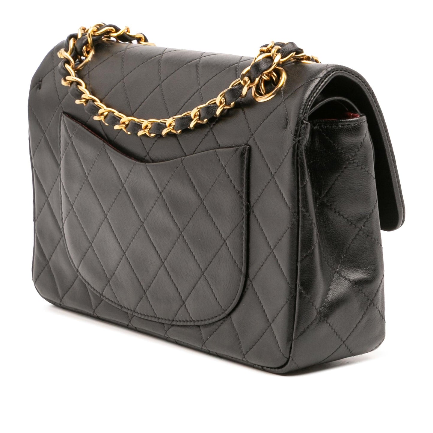 Chanel Classic Lambskin Double Flap Small Handbag Flap 18