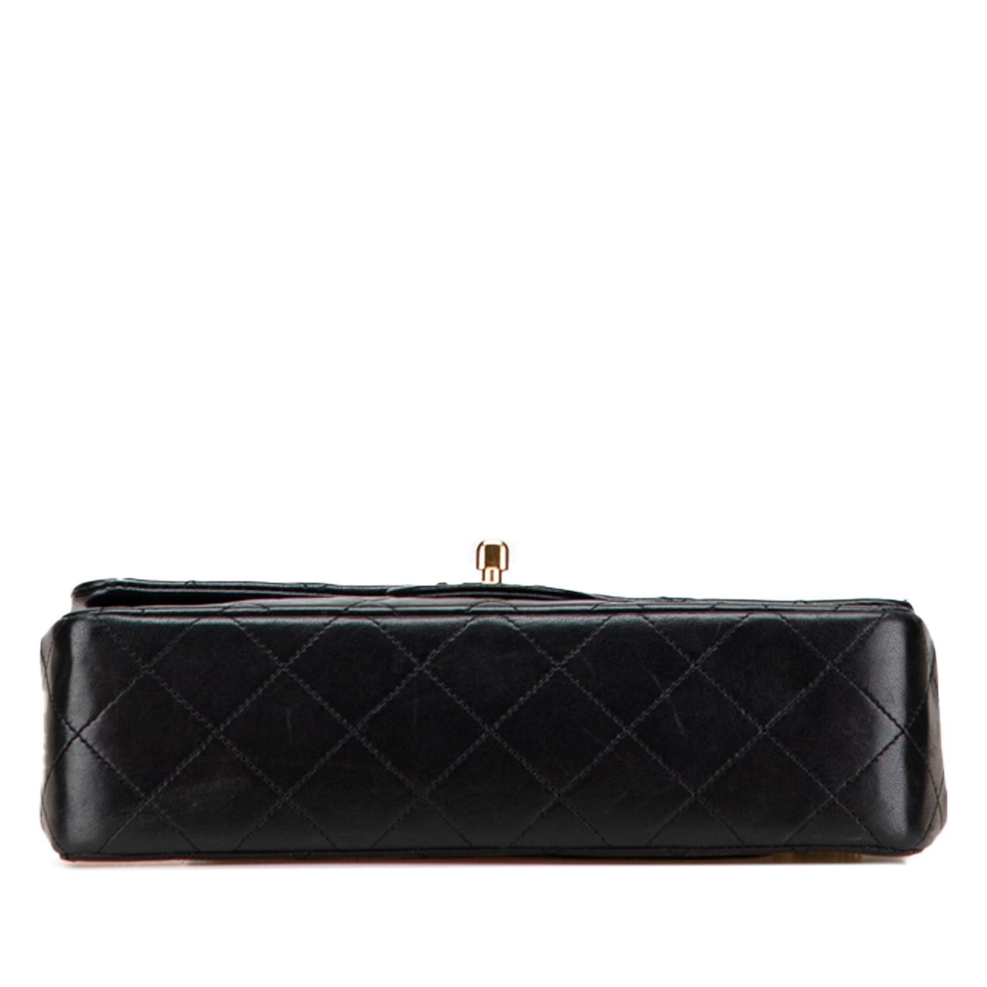 Chanel Classic Lambskin Double Flap Small Handbag Flap 21