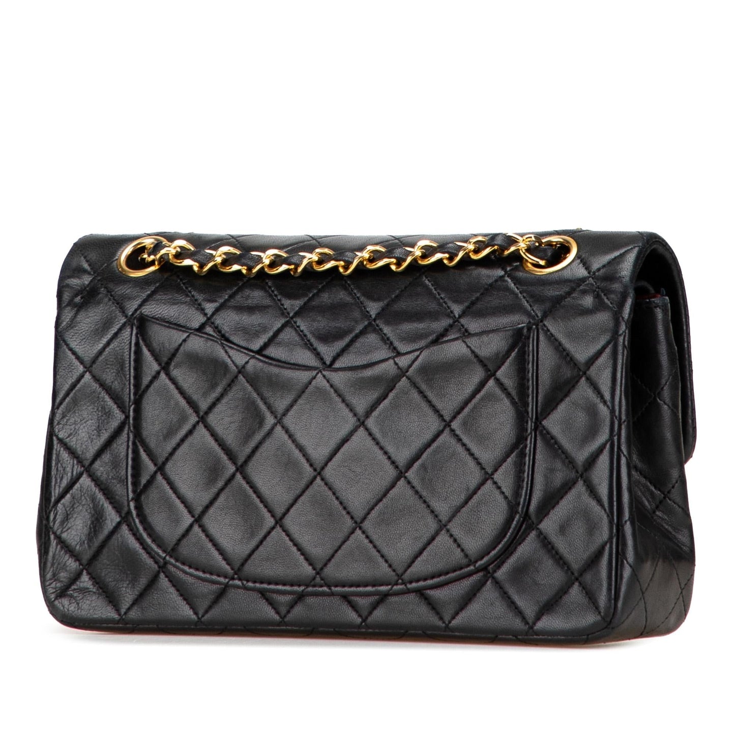 Chanel Classic Lambskin Double Flap Small Handbag Flap 21
