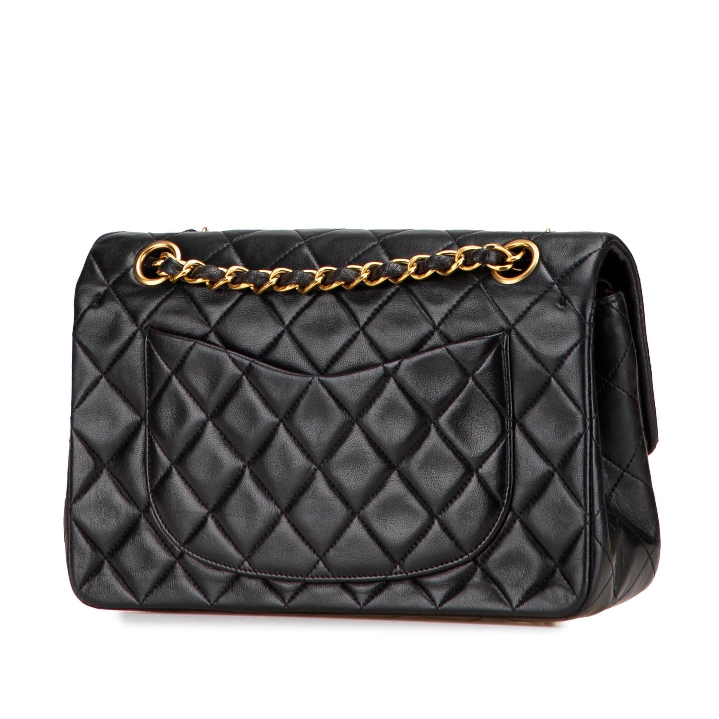 Chanel Classic Lambskin Double Flap Small Handbag Flap 22