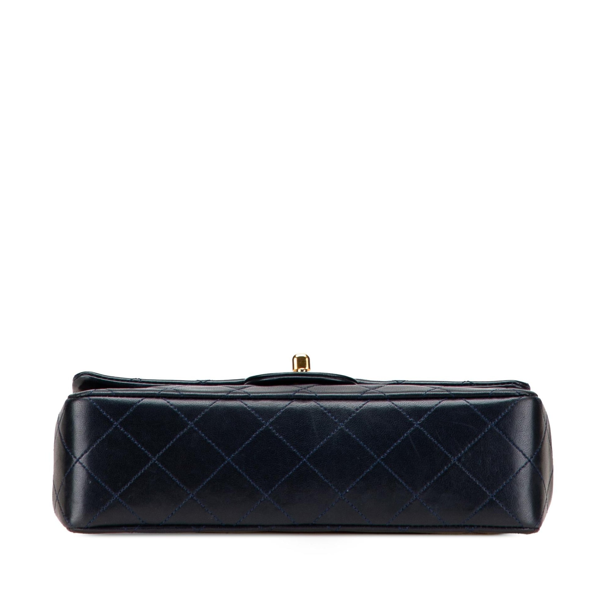 Chanel Classic Lambskin Double Flap Small Handbag Flap 20