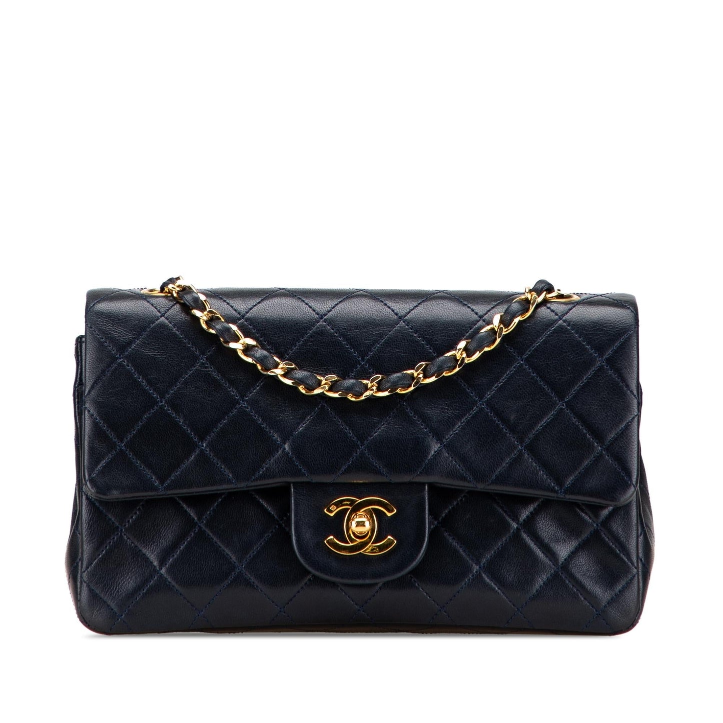 Chanel Classic Lambskin Double Flap Small Handbag Flap 20