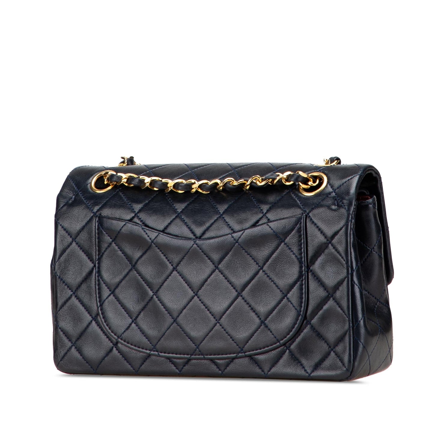 Chanel Classic Lambskin Double Flap Small Handbag Flap 20
