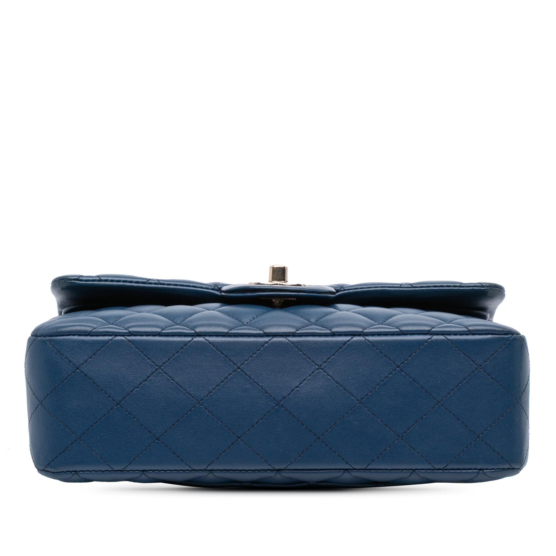 Chanel Classic Lambskin Double Flap Small Handbag Flap 19